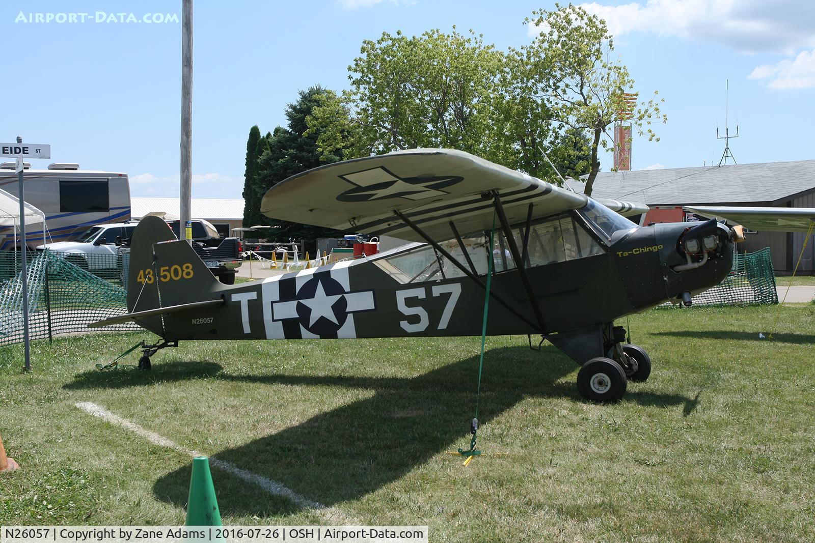 N26057, 1939 Piper J3C-65 Cub C/N 3999, 2016 EAA AirVenture - Oshkosh, Wisconsin