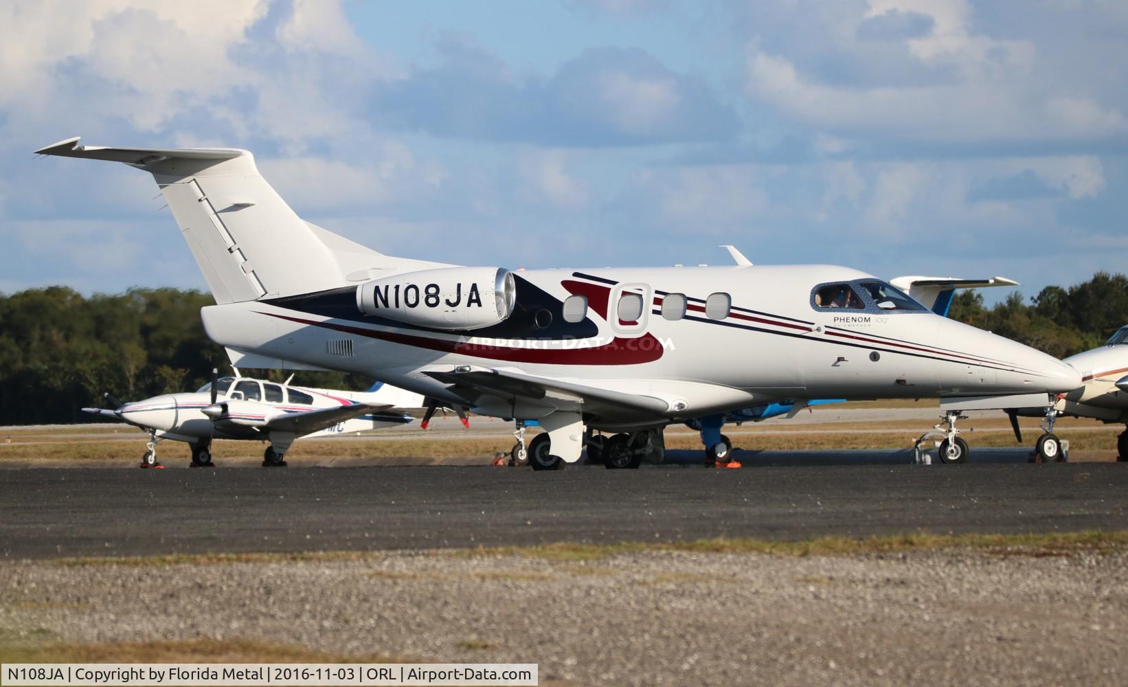 N108JA, 2009 Embraer EMB-500 Phenom 100 C/N 50000023, Phenom 100