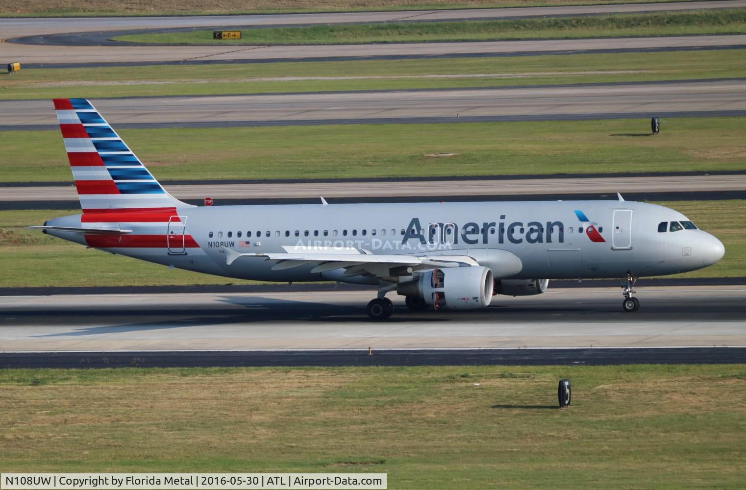 N108UW, 1999 Airbus A320-214 C/N 1061, American