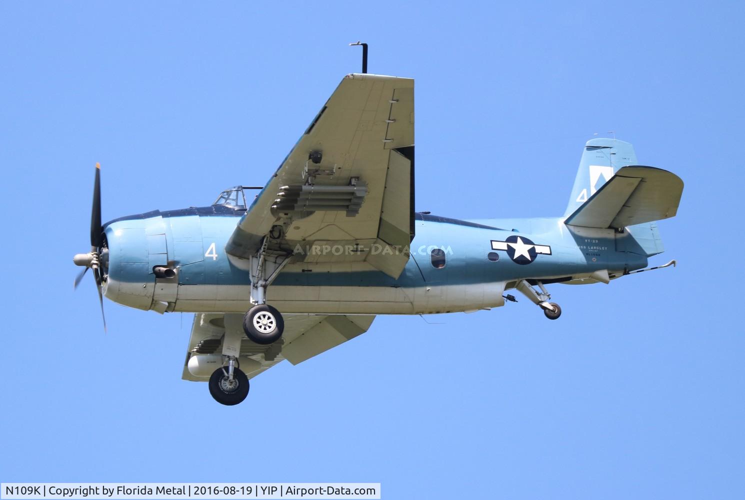 N109K, 1945 Grumman TBM-3 Avenger C/N 3800, Avenger