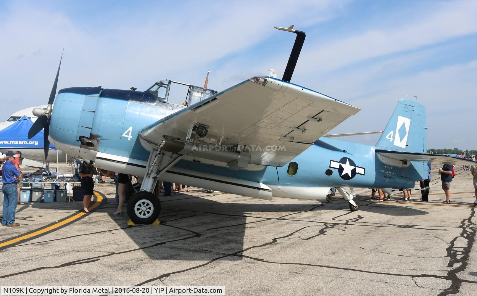 N109K, 1945 Grumman TBM-3 Avenger C/N 3800, Avenger