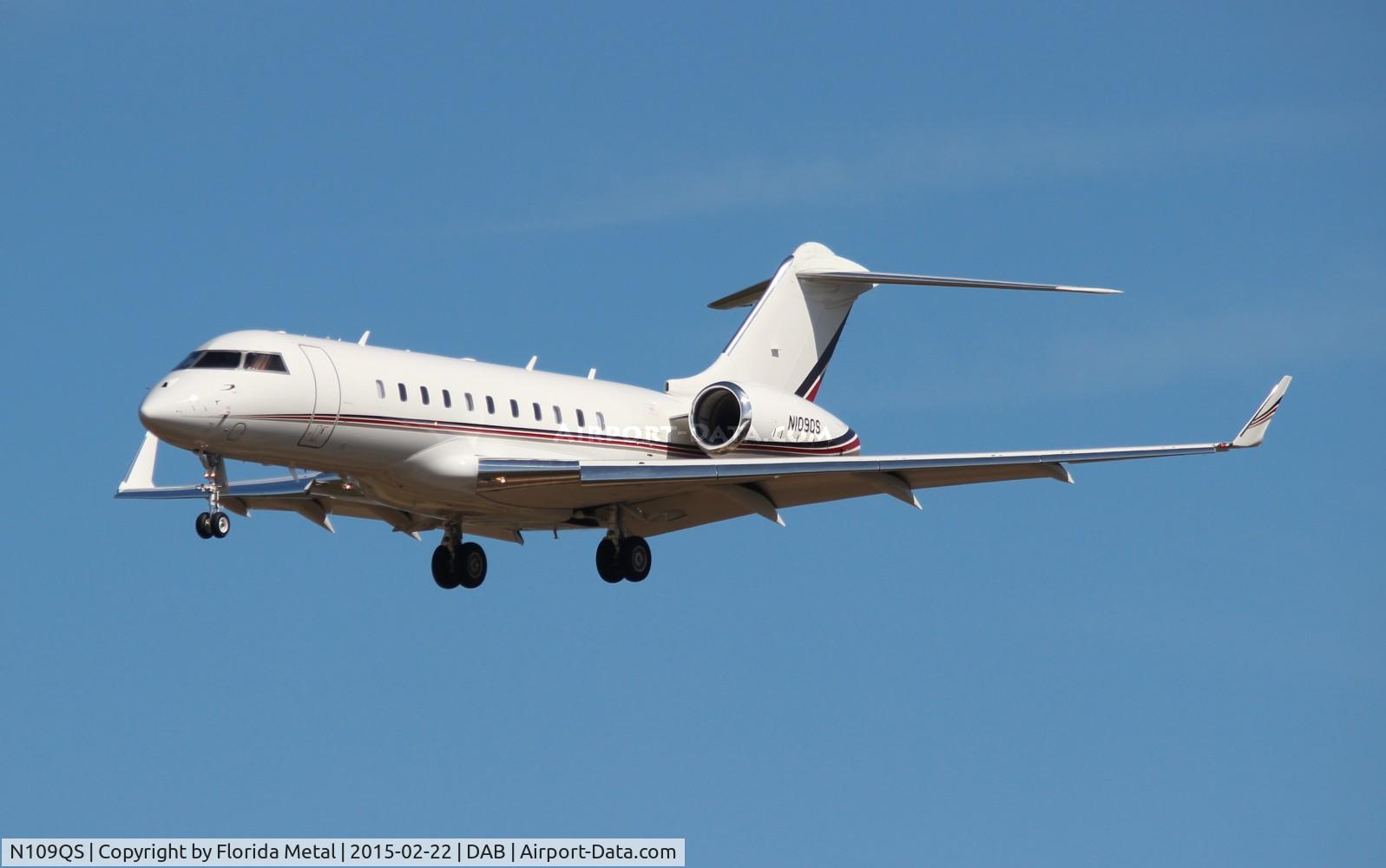 N109QS, 2013 Bombardier BD-700-1A11 Global 5000 C/N 9589, Net Jets