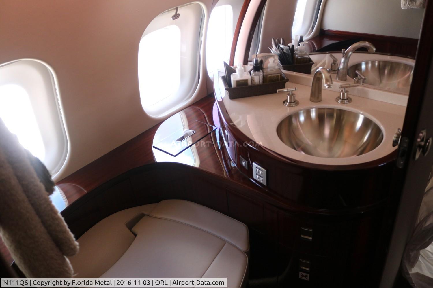 N111QS, 2014 Bombardier BD-700-1A11 Global 5000 C/N 9660, Net Jets Global 5000