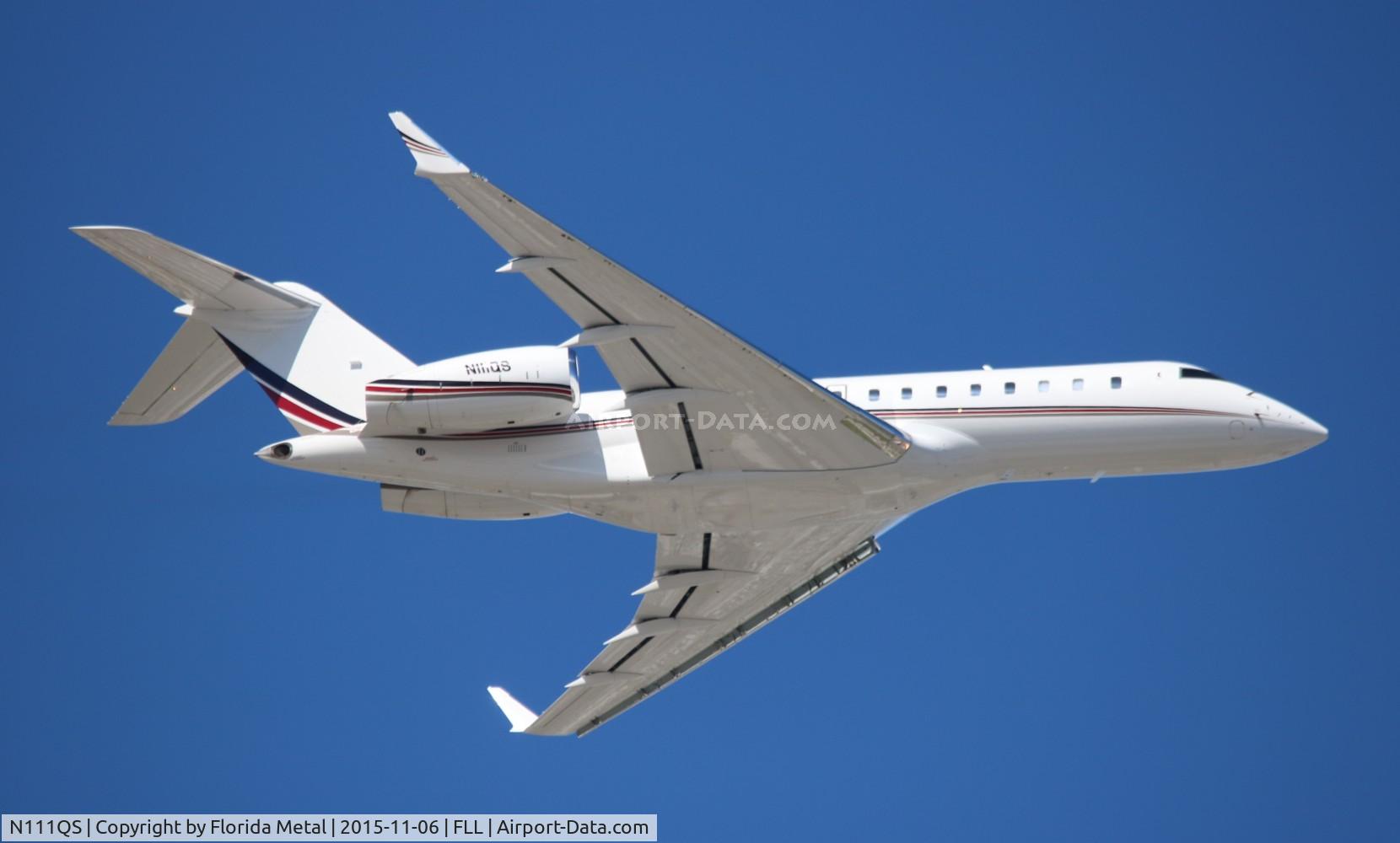 N111QS, 2014 Bombardier BD-700-1A11 Global 5000 C/N 9660, Net Jets Global 5000