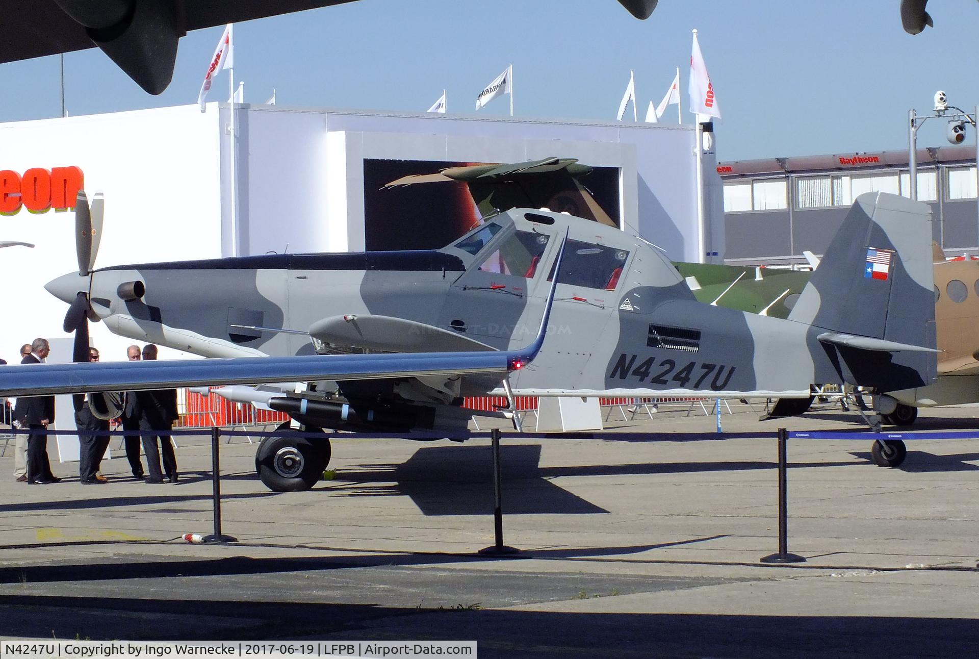 N4247U, Air Tractor AT-802 C/N 802-4001, Air Tractor AT-802L Longsword at the Aerosalon 2017, Paris
