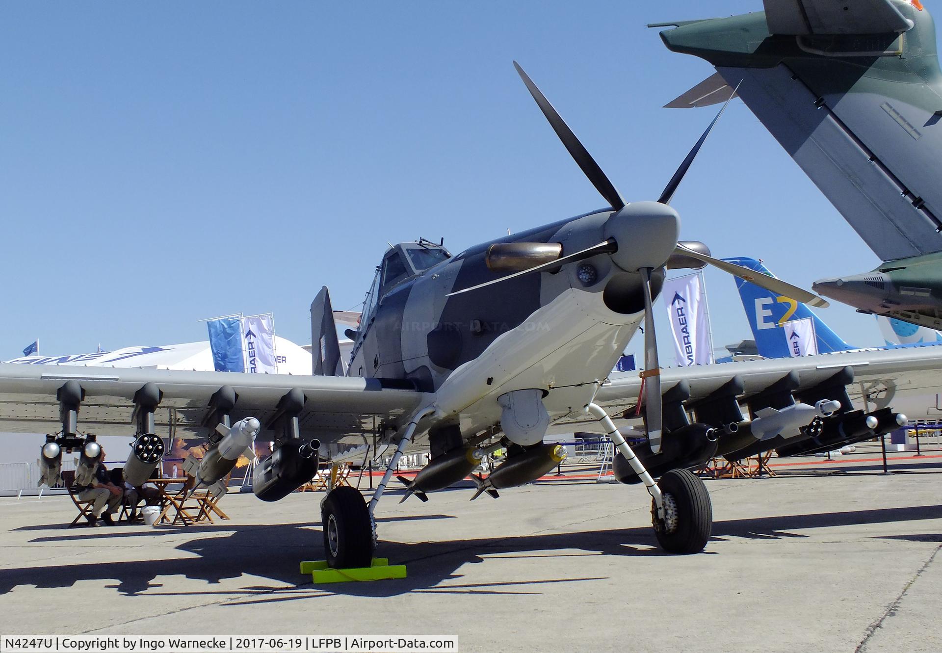 N4247U, Air Tractor AT-802 C/N 802-4001, Air Tractor AT-802L Longsword at the Aerosalon 2017, Paris
