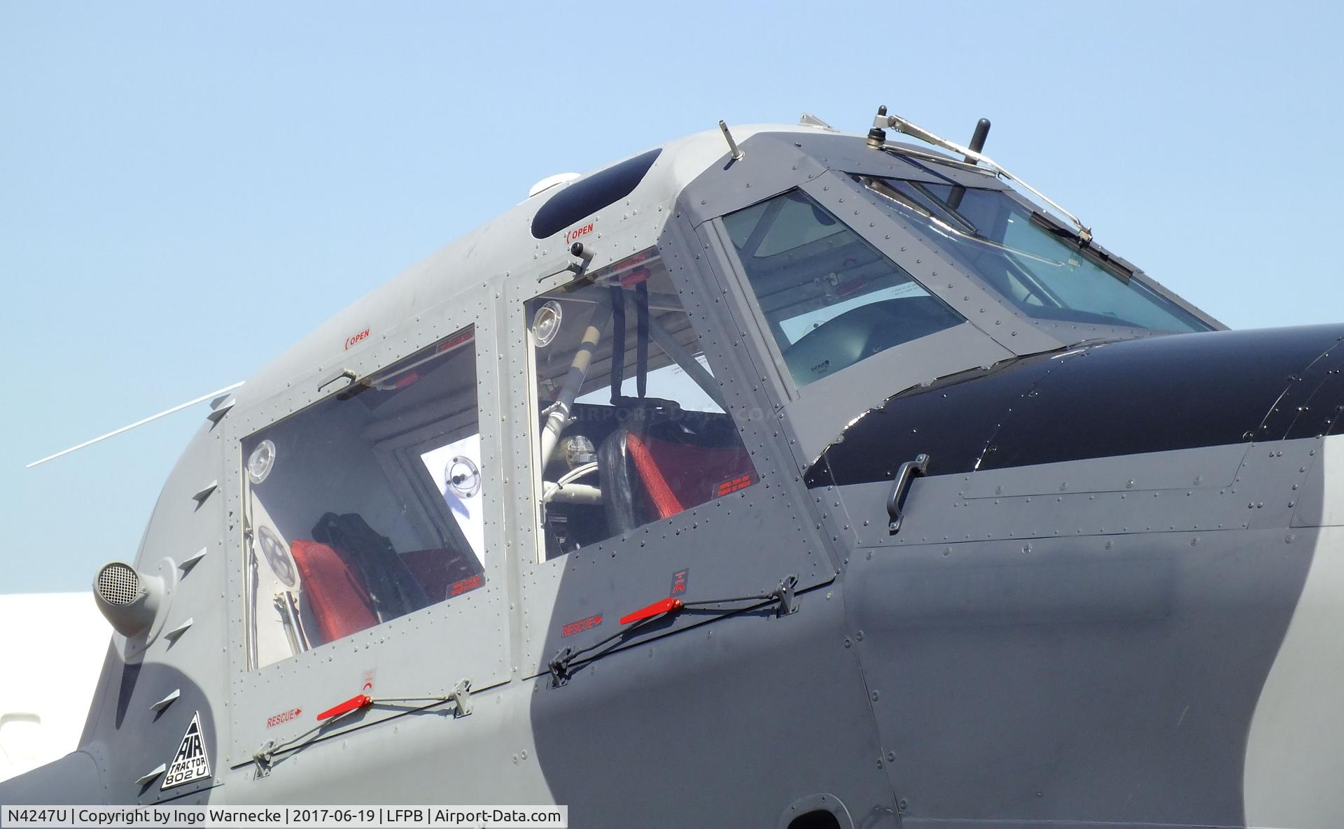 N4247U, Air Tractor AT-802 C/N 802-4001, Air Tractor AT-802L Longsword at the Aerosalon 2017, Paris