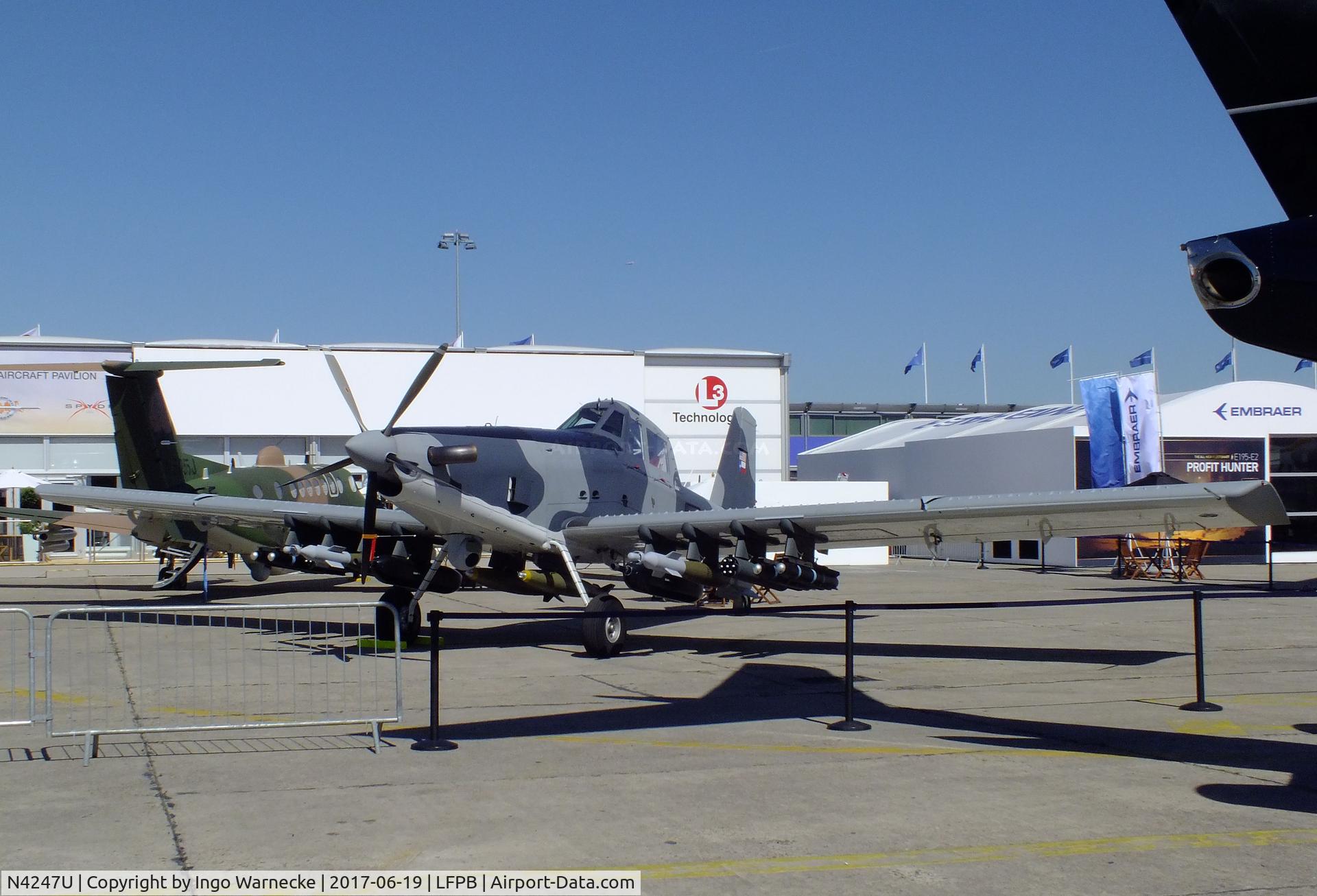 N4247U, Air Tractor AT-802 C/N 802-4001, Air Tractor AT-802L Longsword at the Aerosalon 2017, Paris