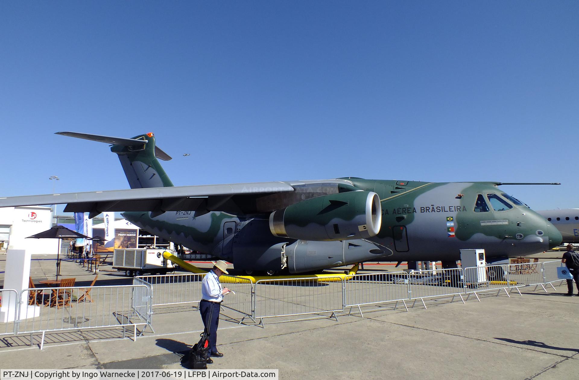 PT-ZNJ, 2014 Embraer KC-390 (EMB-390) C/N 39000002, EMBRAER KC-390 (EMB-390) at the Aerosalon 2017, Paris