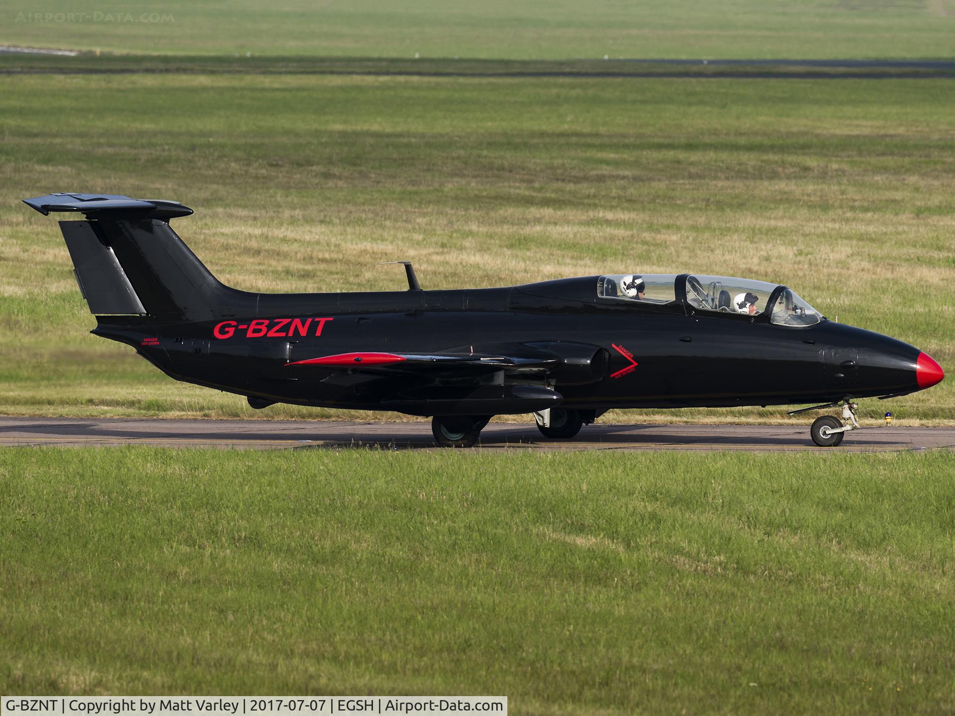 G-BZNT, 1968 Aero L-29 Delfin C/N 893019, About to depart off RWY 27