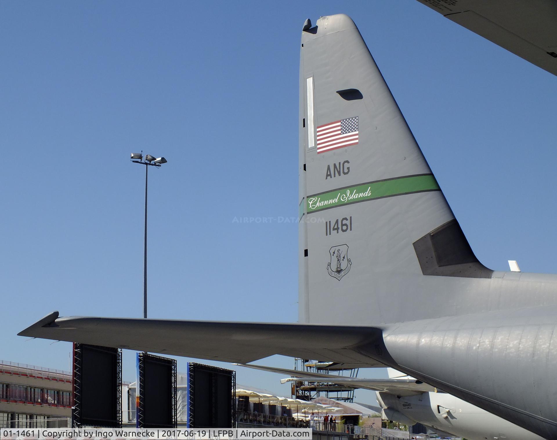 01-1461, 2001 Lockheed Martin C-130J-30 Super Hercules C/N 382-5525, Lockheed Martin C-130J-30 Super Hercules of the California ANG at the Aerosalon 2017, Paris