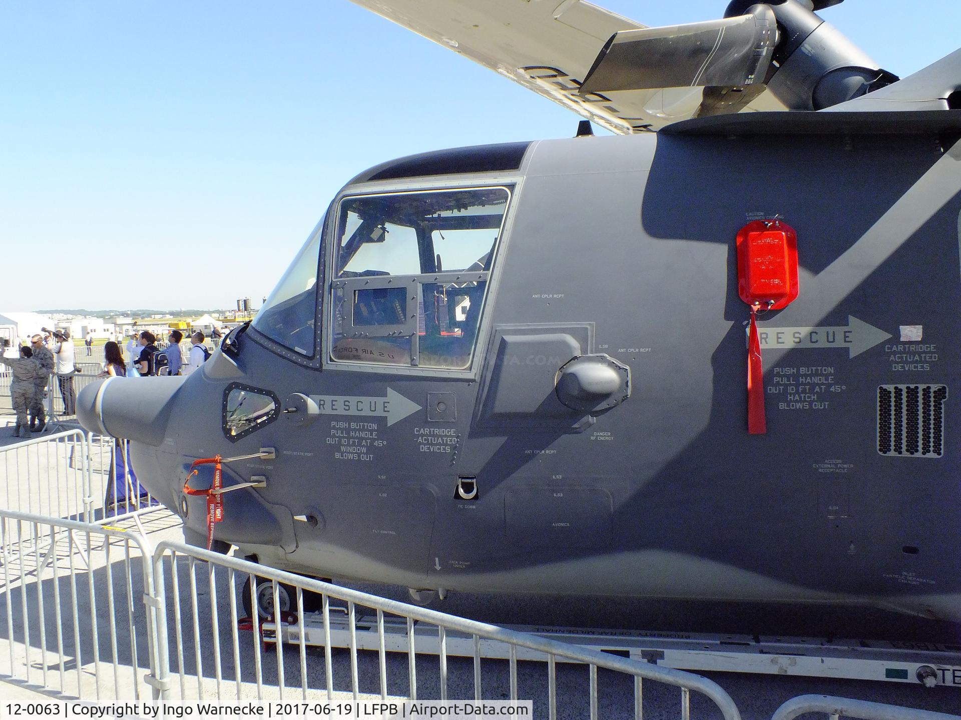 12-0063, 2012 Bell-Boeing CV-22B Osprey C/N D1044, Bell-Boeing CV-22B Osprey of the USAF at the Aerosalon 2017, Paris