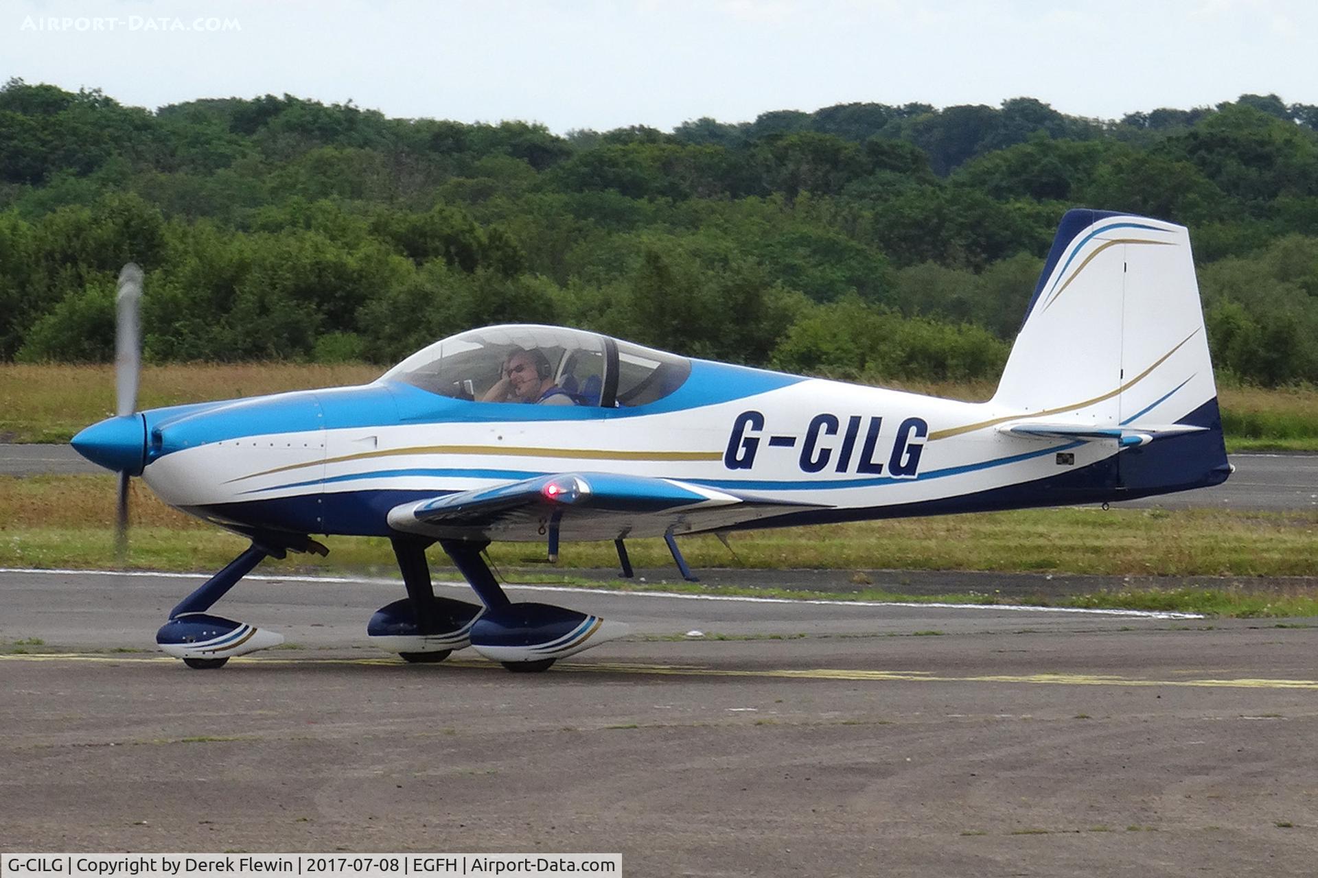 G-CILG, 2011 Vans RV-7A C/N LAA 323-15042, RV-7A, Privately owned, seen taxxing in.