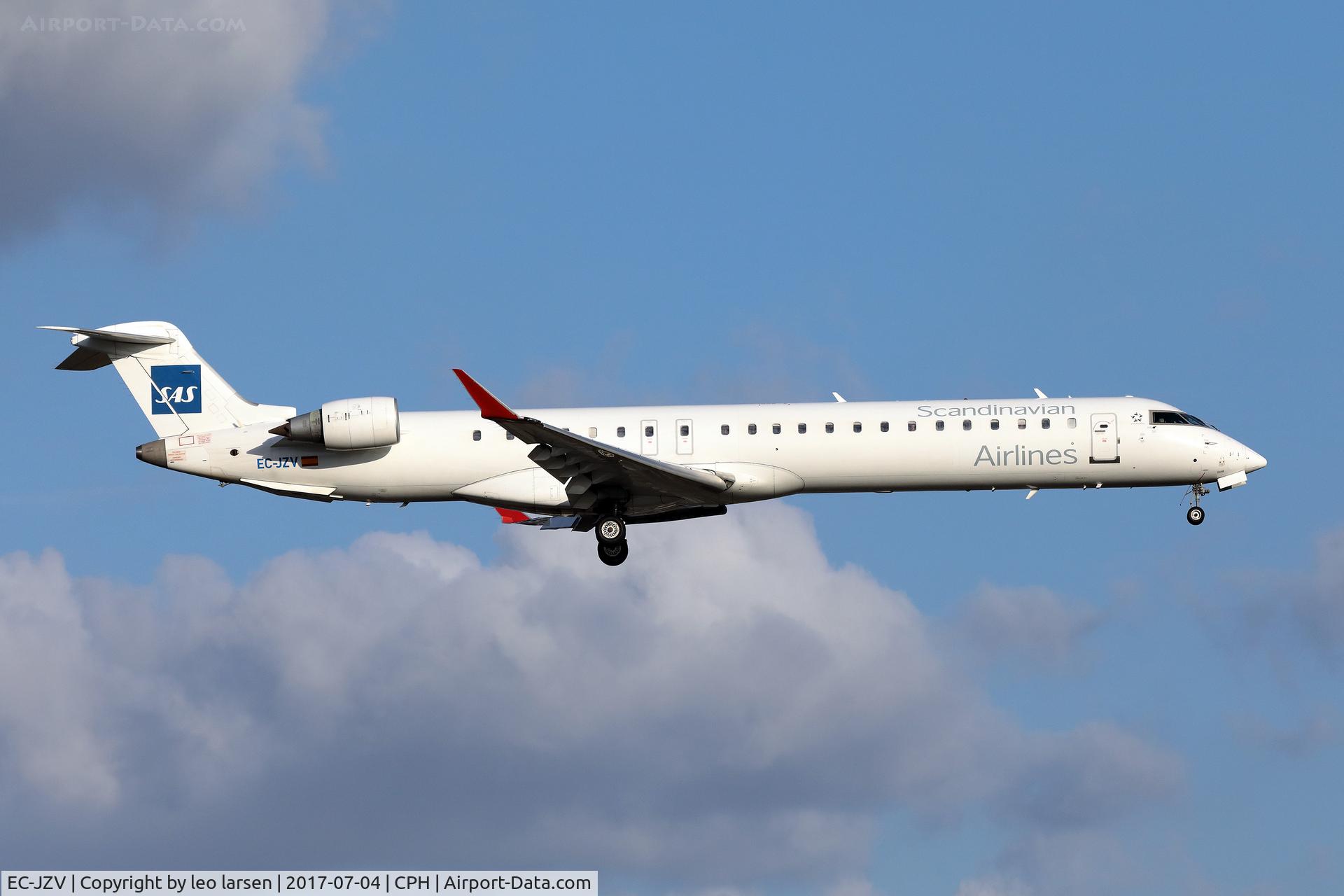 EC-JZV, 2007 Bombardier CRJ-900 (CL-600-2D24) C/N 15117, Copenhagen 4.7.2017
