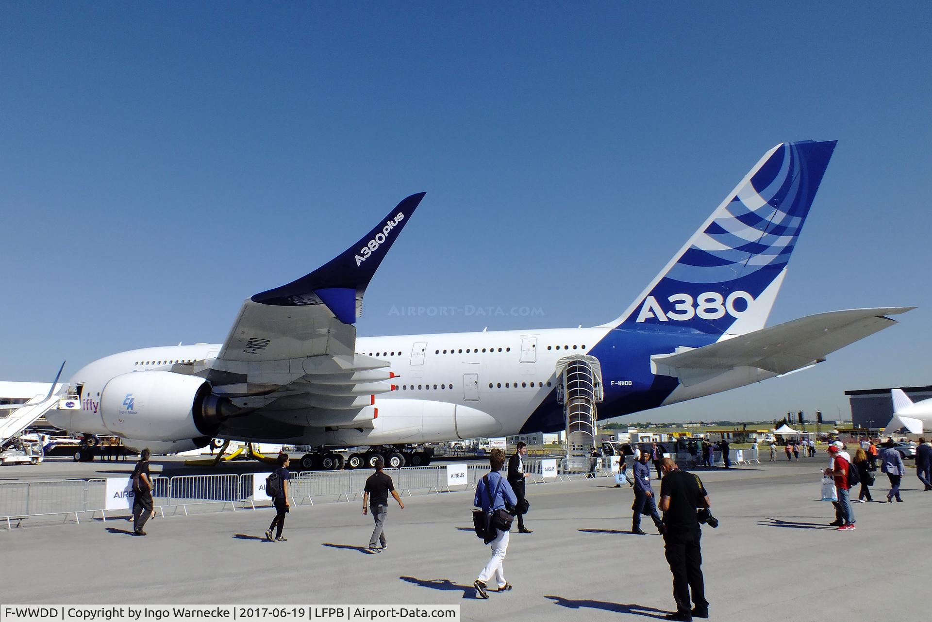 F-WWDD, 2005 Airbus A380-861 C/N 004, Airbus A380 Plus at the Aerosalon 2017, Paris