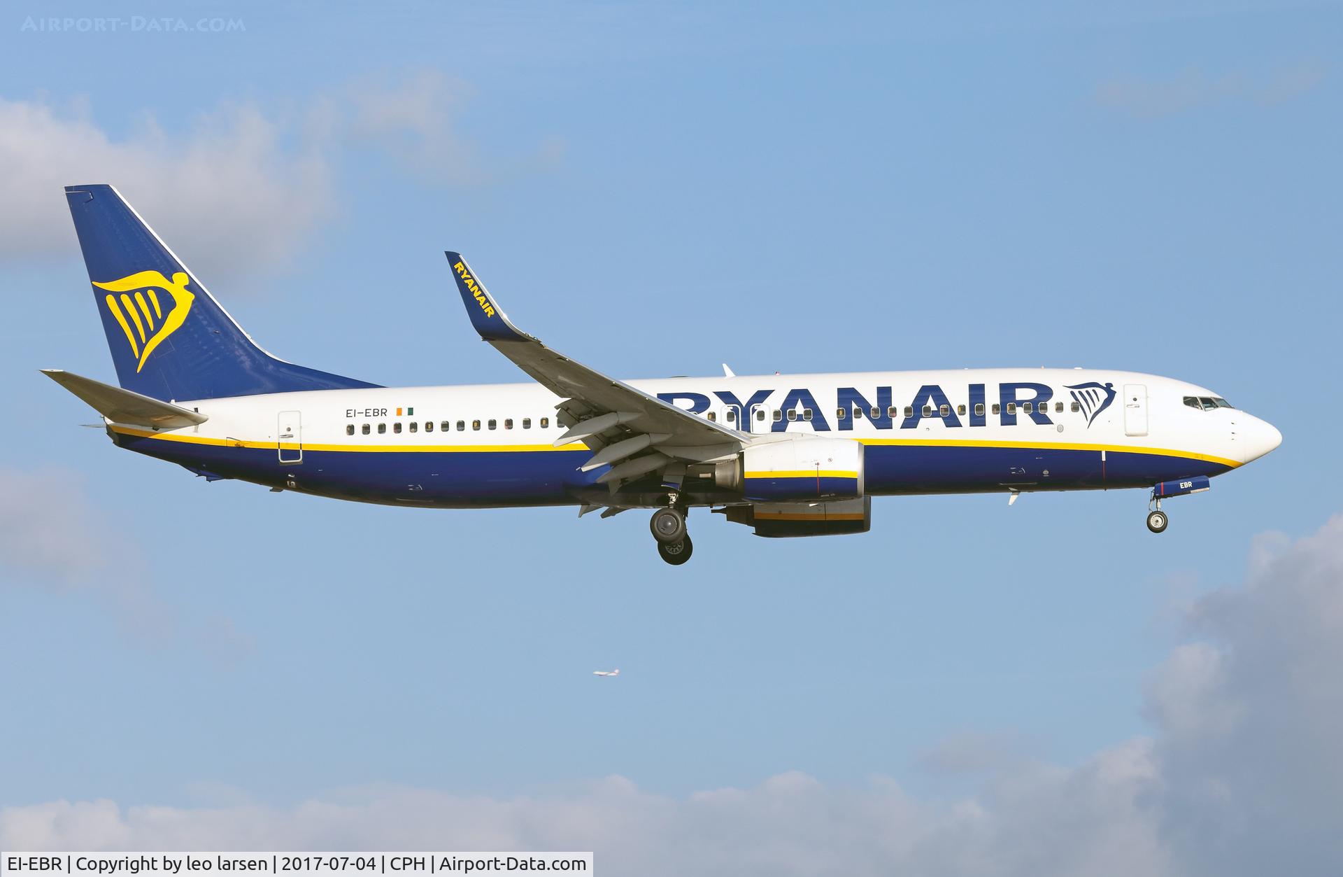 EI-EBR, 2009 Boeing 737-8AS C/N 37530, Copenhagen 4.7.2017
