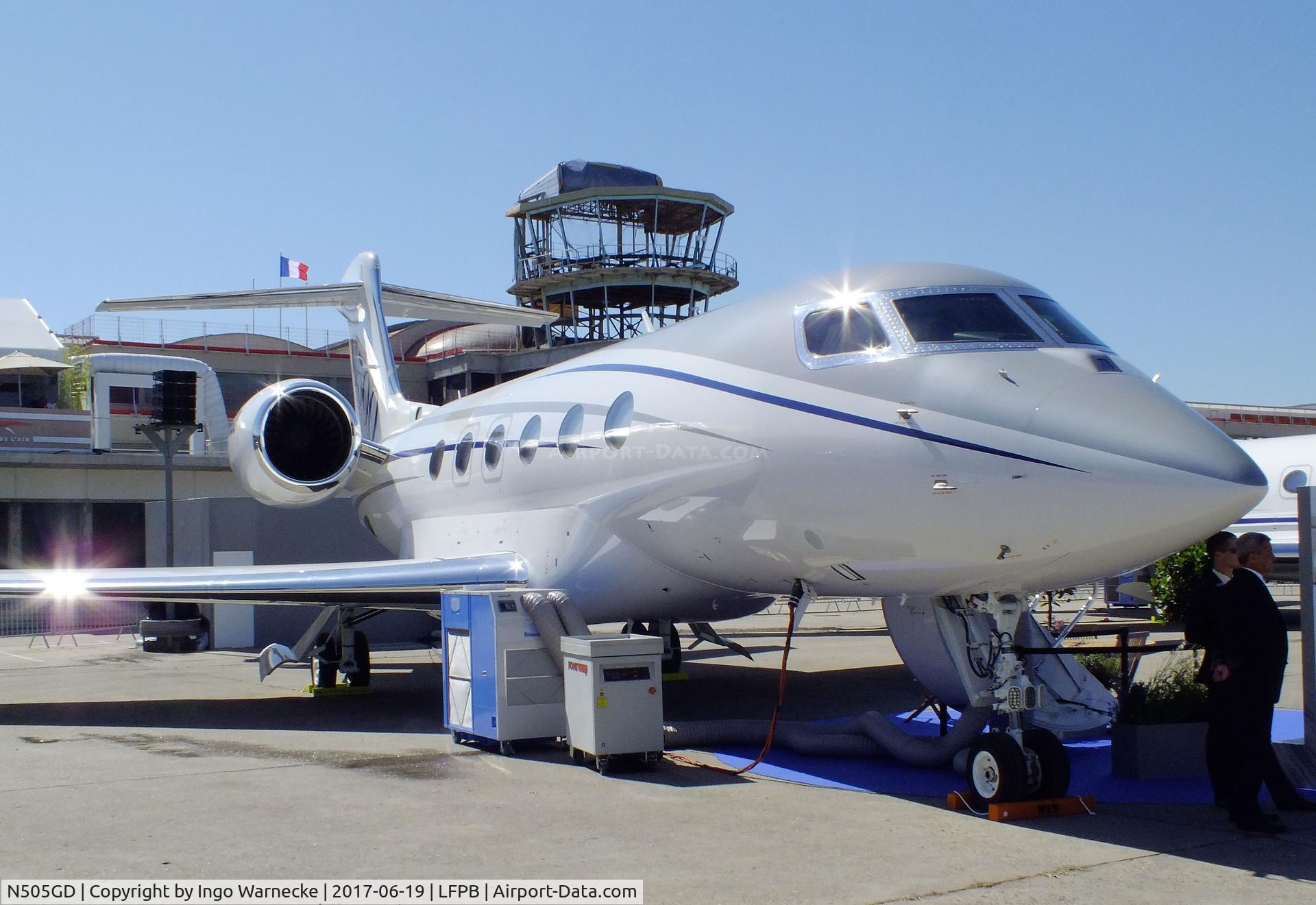 N505GD, 2016 Gulfstream Aerospace GVII-G500 C/N 72005, Gulfstream G500 (G VII) at the Aerosalon 2017, Paris
