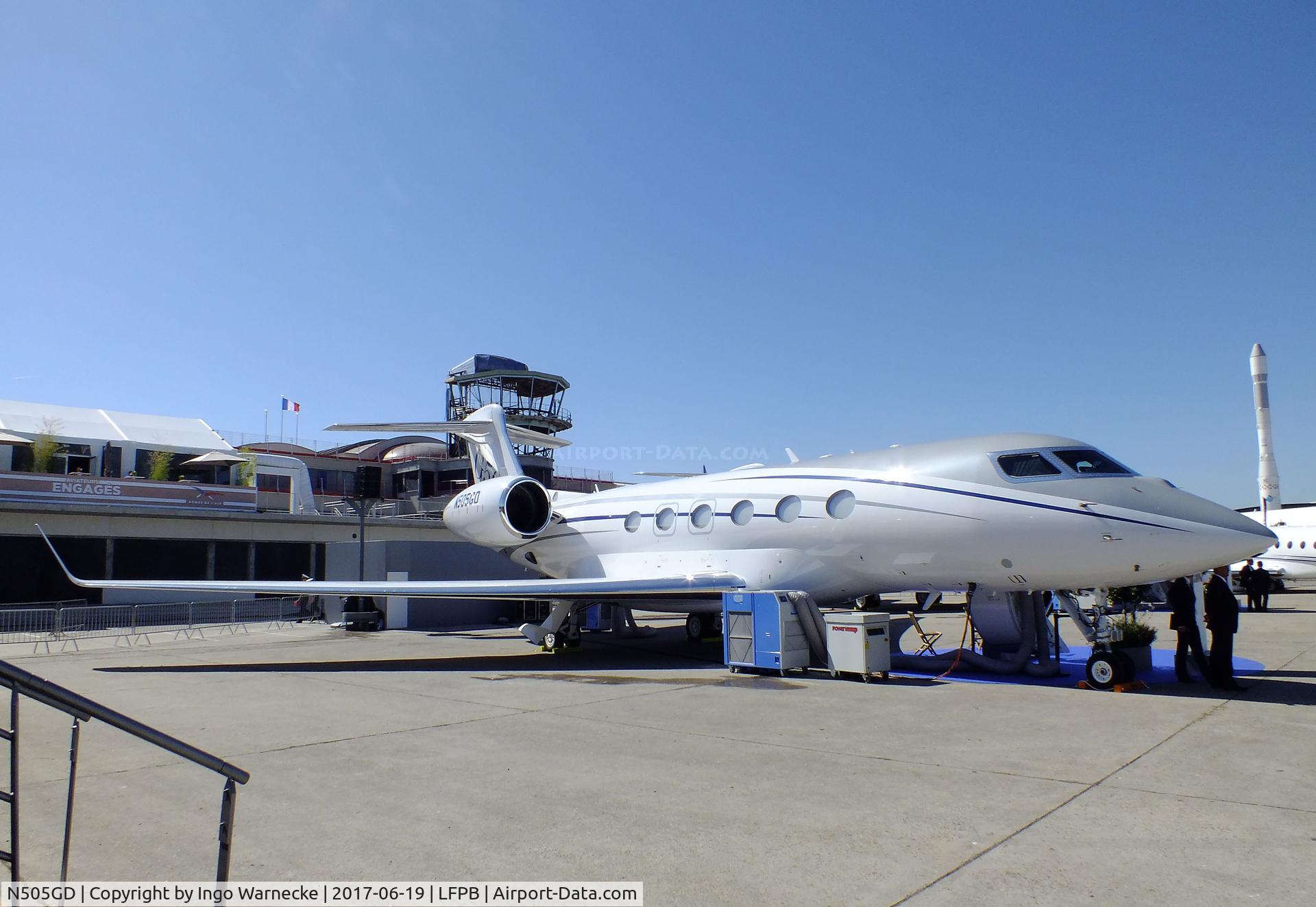 N505GD, 2016 Gulfstream Aerospace GVII-G500 C/N 72005, Gulfstream G500 (G VII) at the Aerosalon 2017, Paris