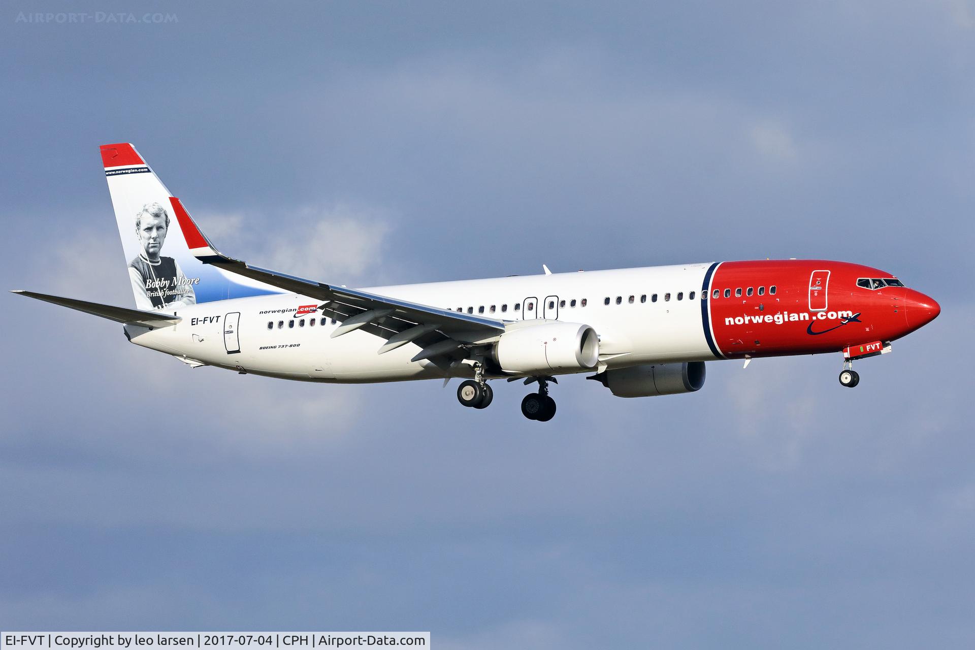 EI-FVT, 2017 Boeing 737-8JP C/N 42280, Copenhagen  4.7.2017 