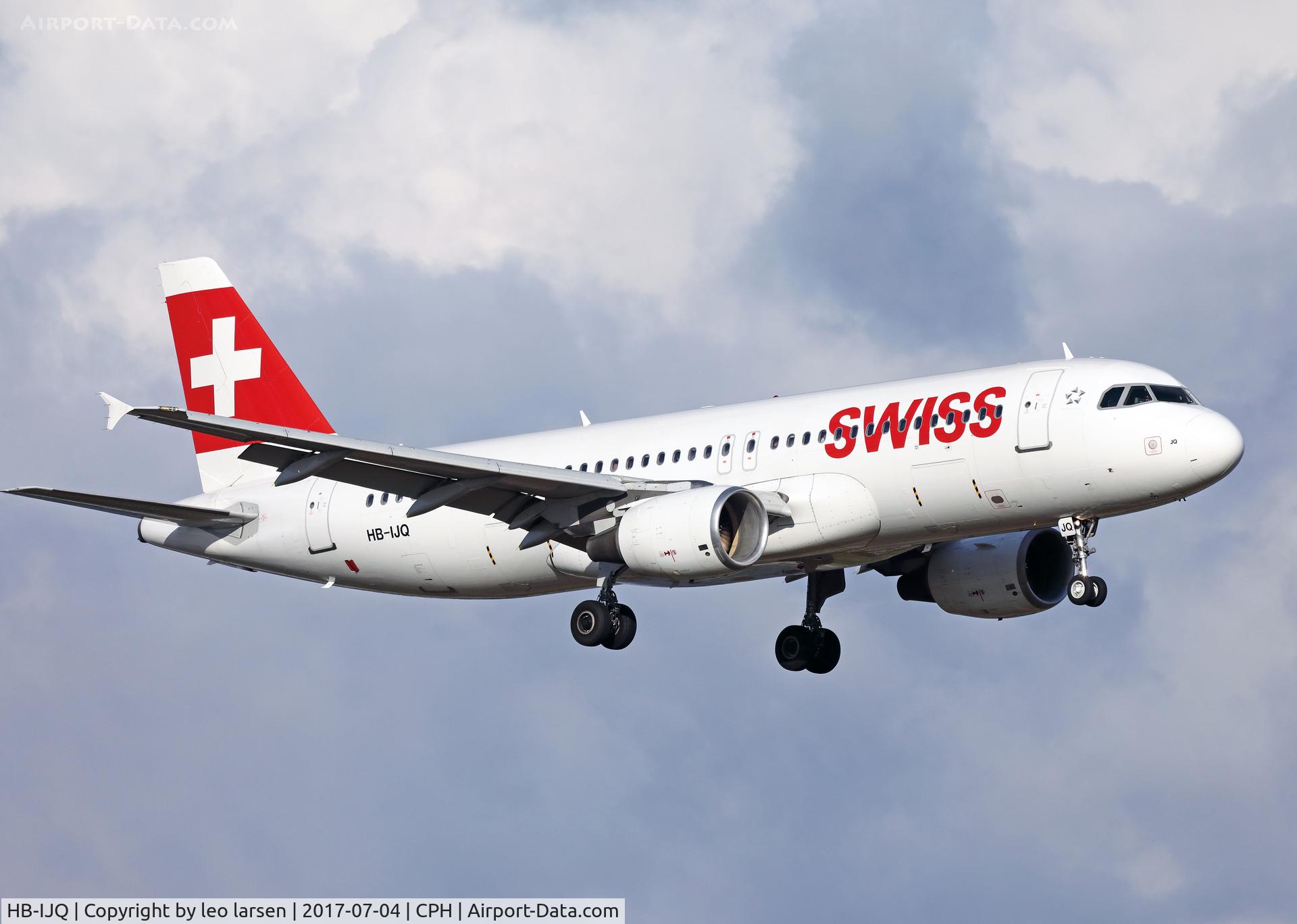 HB-IJQ, 1997 Airbus A320-214 C/N 701, Copenhagen 4.7.2017