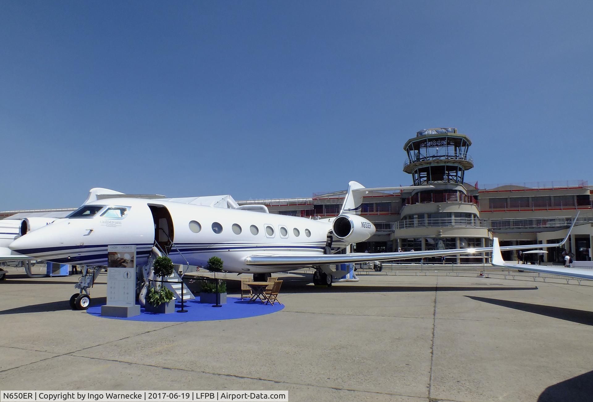 N650ER, 2016 Gulfstream G-VI (G650ER) C/N 6210, Gulfstream G650ER (G VI) at the Aerosalon 2017, Paris