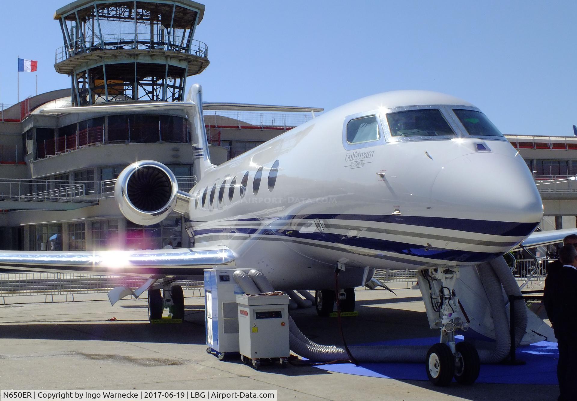 N650ER, 2016 Gulfstream G-VI (G650ER) C/N 6210, Gulfstream G650ER (G VI) at the Aerosalon 2017, Paris
