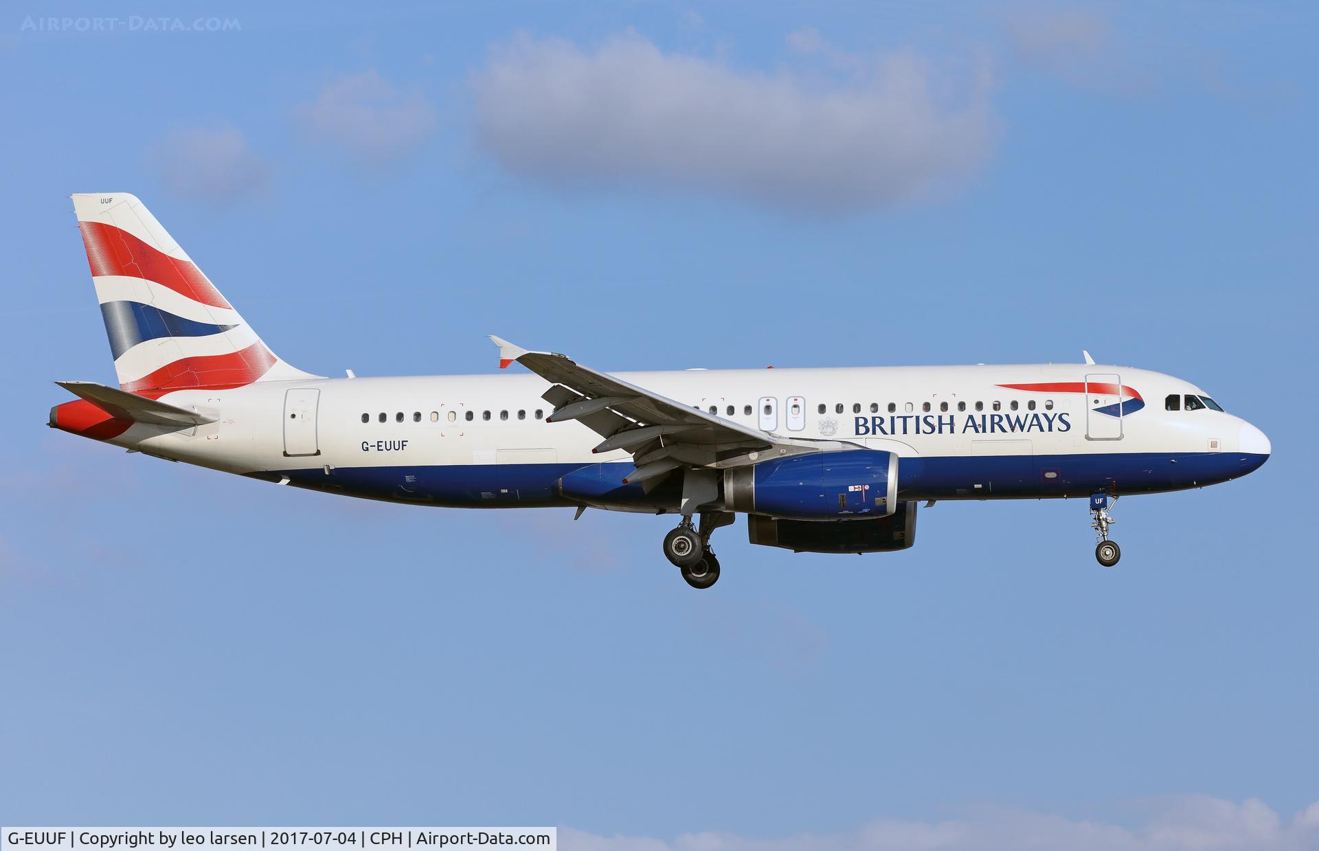 G-EUUF, 2002 Airbus A320-232 C/N 1814, Copenhagen 4.7.2017