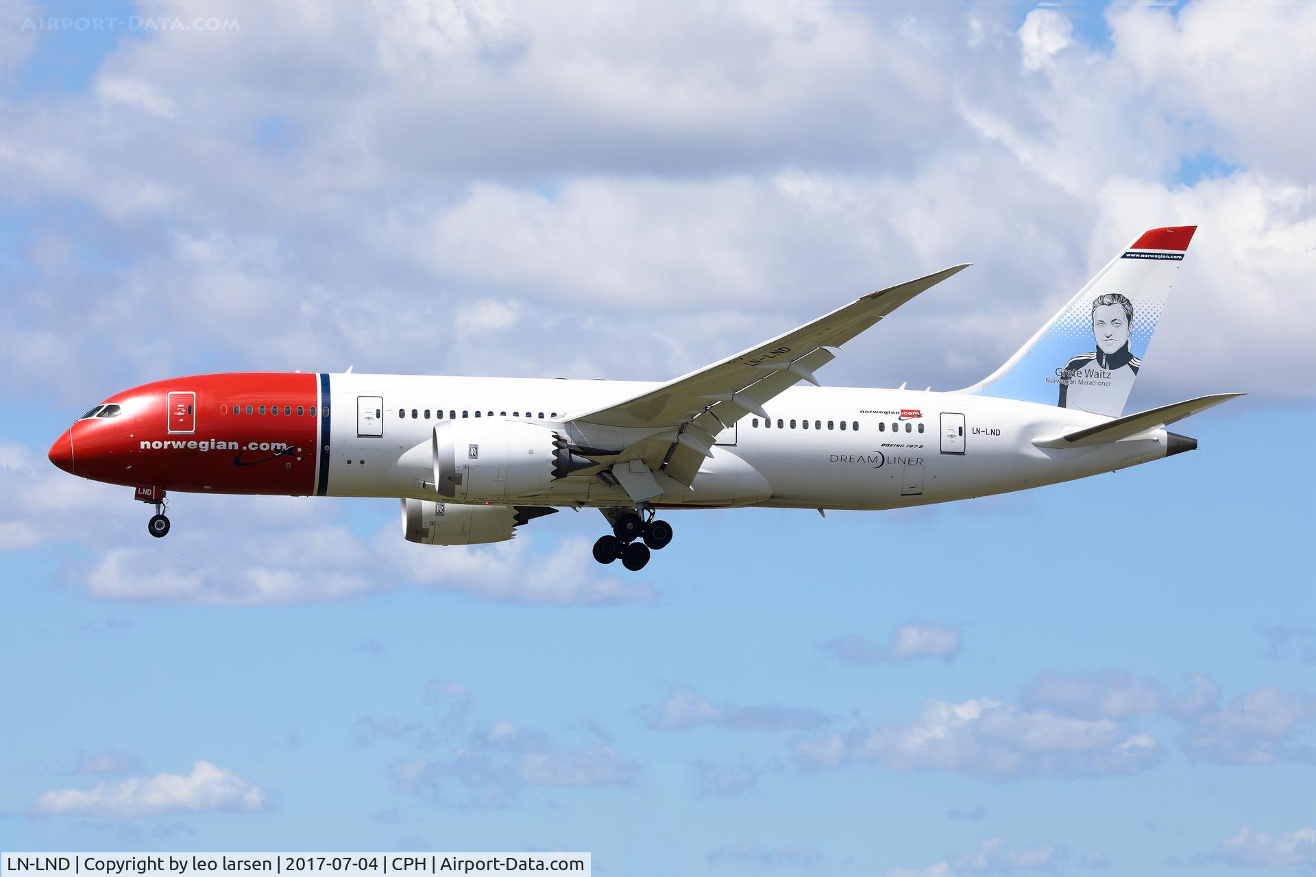 LN-LND, 2014 Boeing 787-8 Dreamliner Dreamliner C/N 35310, Copenhagen 4.7.2017