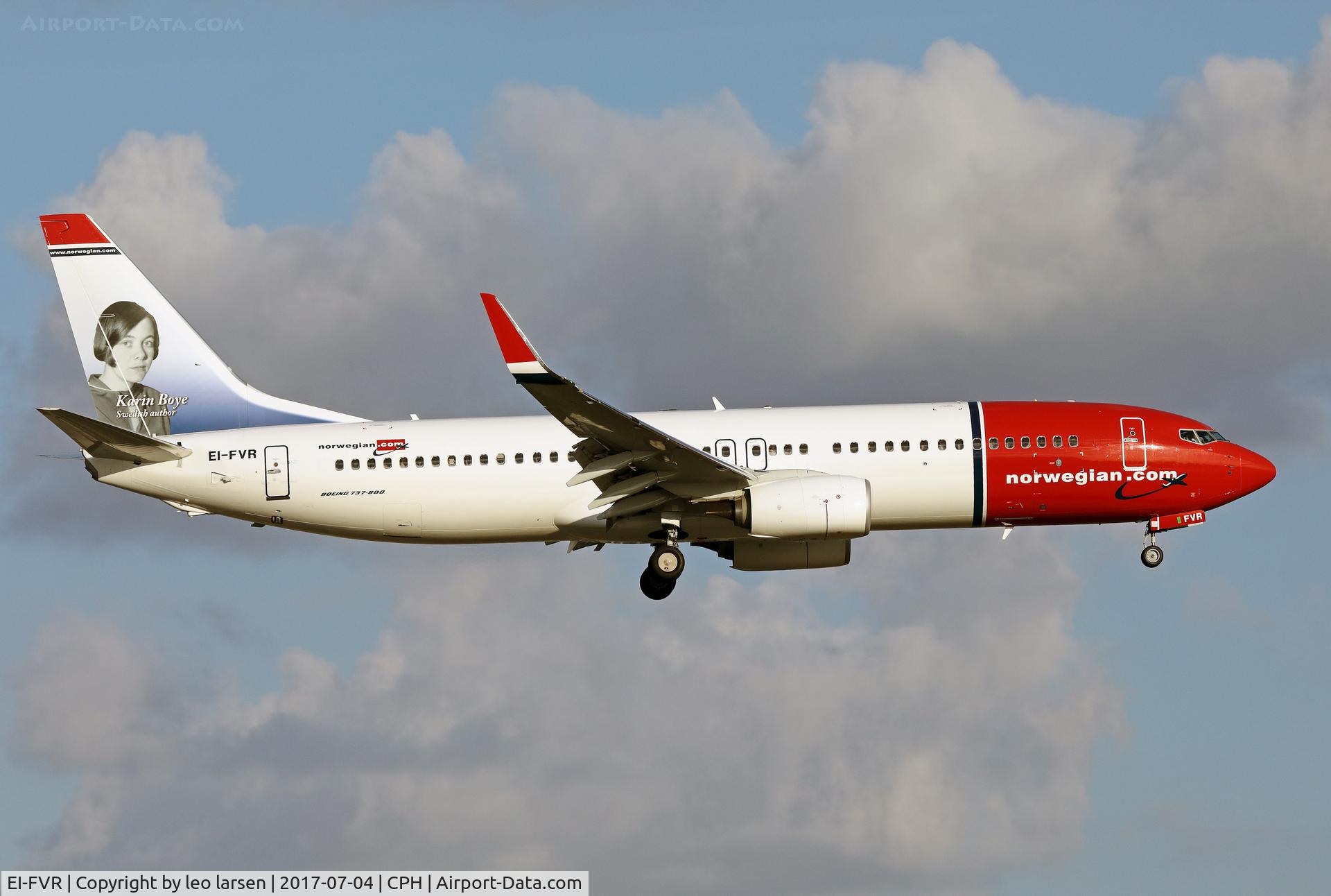 EI-FVR, 2017 Boeing 737-8JP C/N 42279, Copenhagen 4.7.2017 