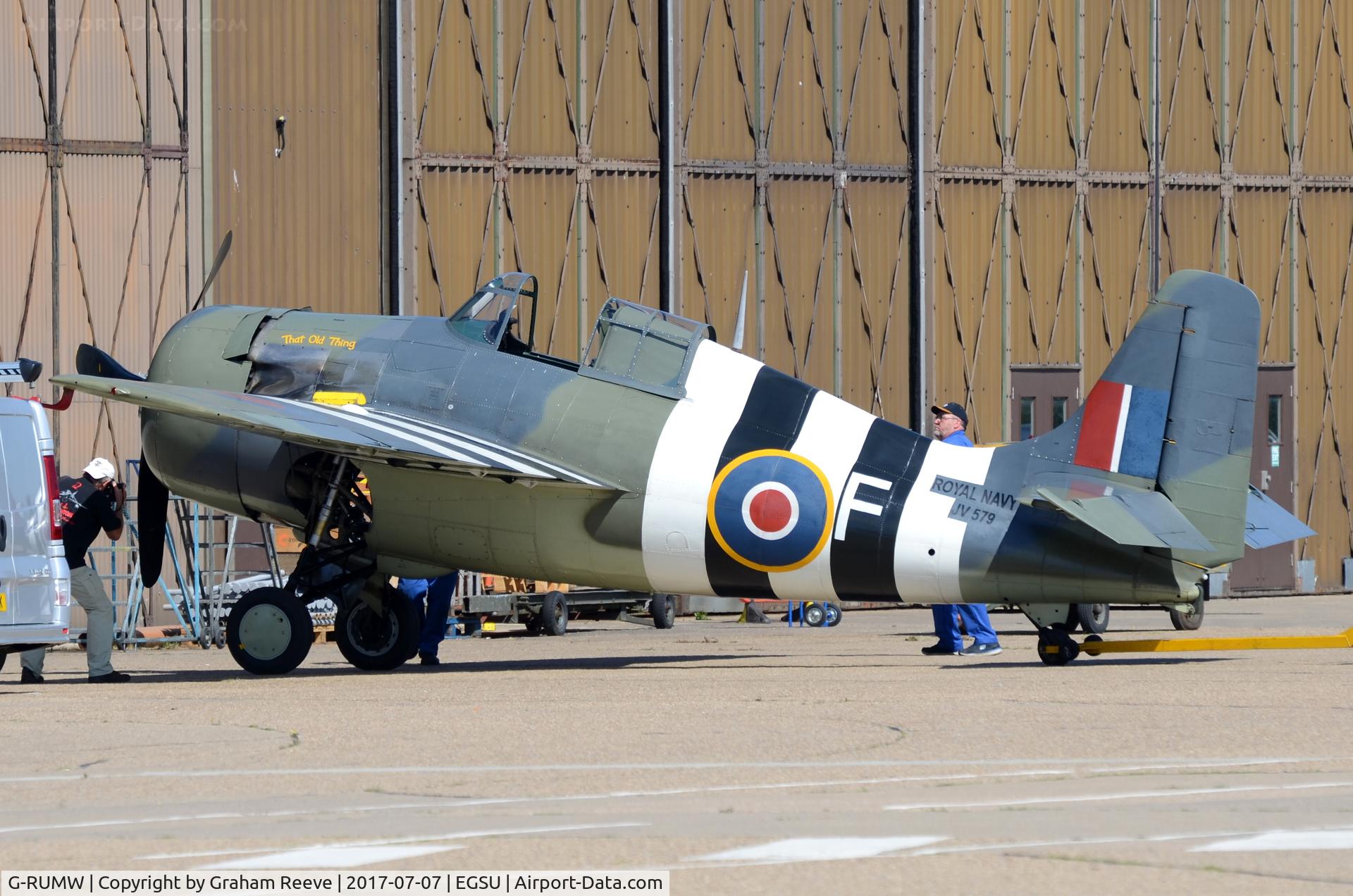 G-RUMW, 1944 General Motors (Grumman) FM-2 Wildcat C/N 5765, At Duxford.