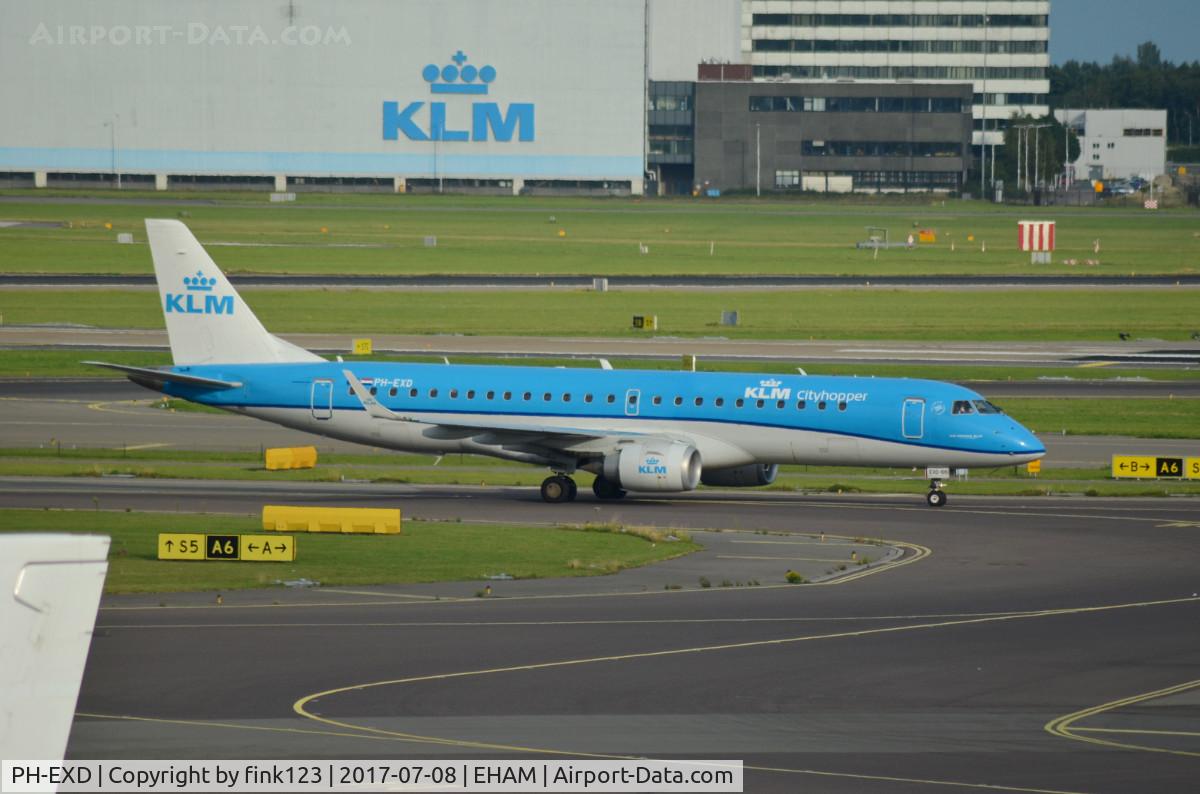 PH-EXD, 2014 Embraer 190LR (ERJ-190-100LR) C/N 19000661, KLM E190