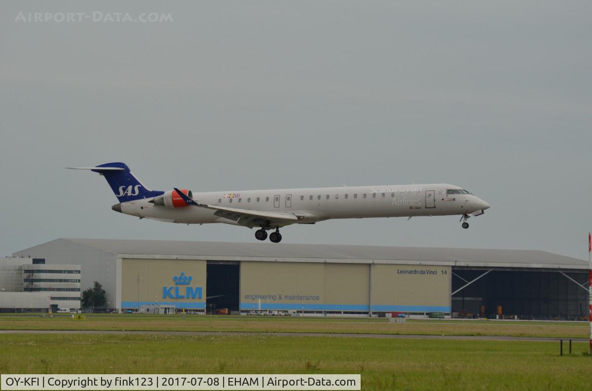 OY-KFI, 2009 Canadair CRJ-900ER (CL-600-2D24) C/N 15242, SAS