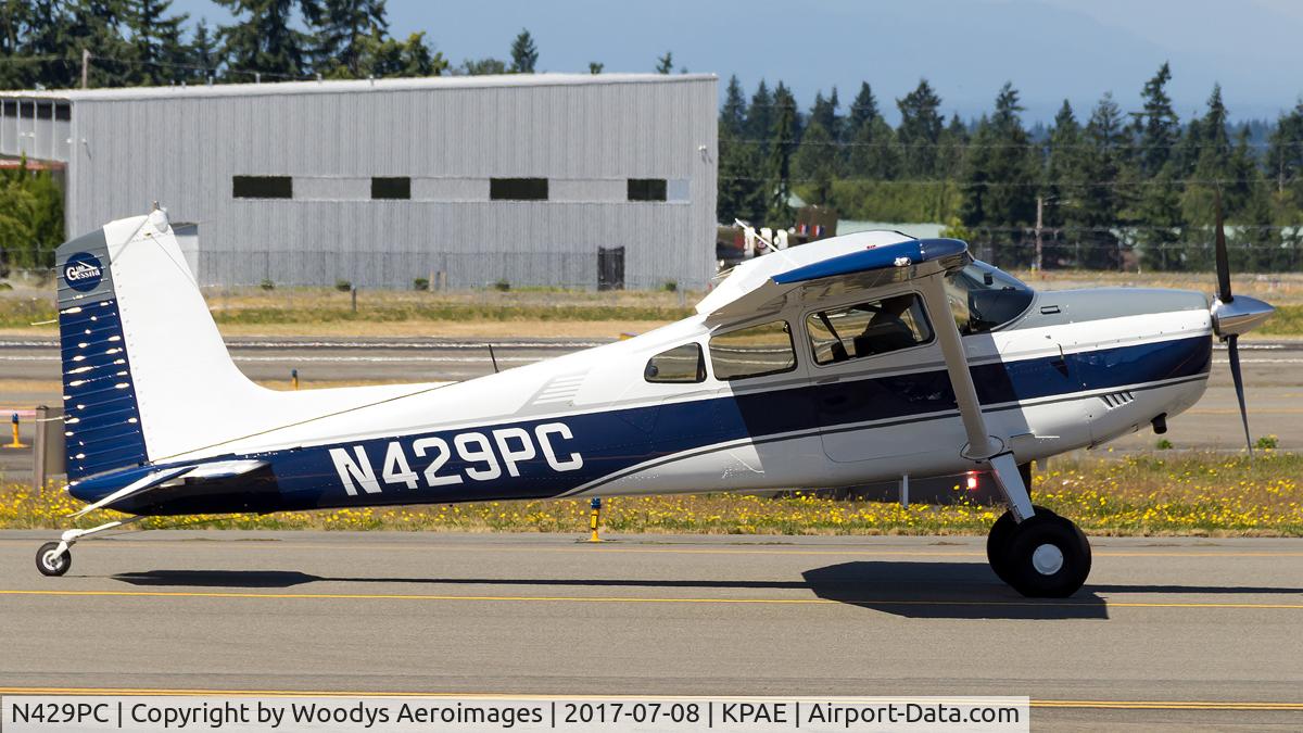 N429PC, Cessna 180(H) C/N 18051629, Taxing