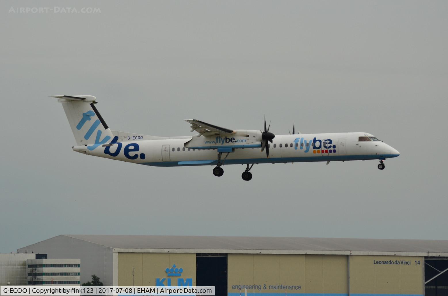 G-ECOO, 2009 De Havilland Canada DHC-8-402Q Dash 8 C/N 4237, FLY BE Dash 8