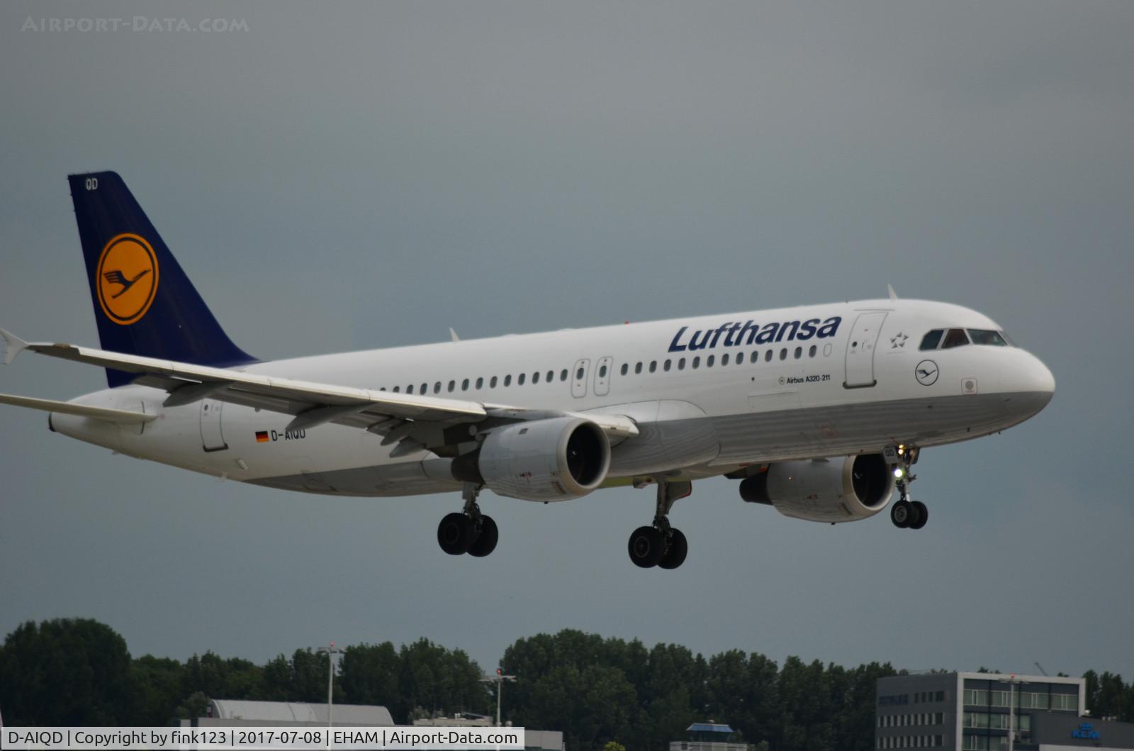 D-AIQD, 1991 Airbus A320-211 C/N 0202, LUFTHANSA A320