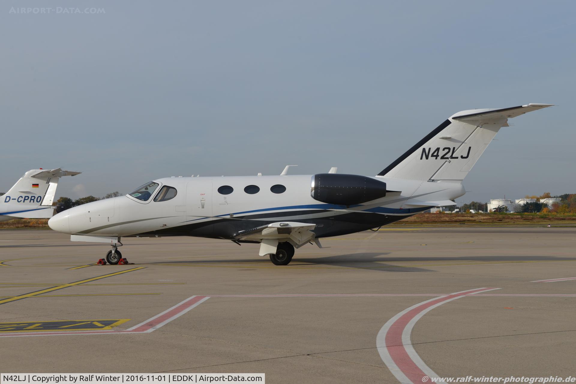 N42LJ, 2015 Cessna 510 Citation Mustang Citation Mustang C/N 510-0462, Cessna 510 Citation Mustang - Whittlewood Aviation US - 510-0462 - N42LJ - 01.11.2016 - CGN