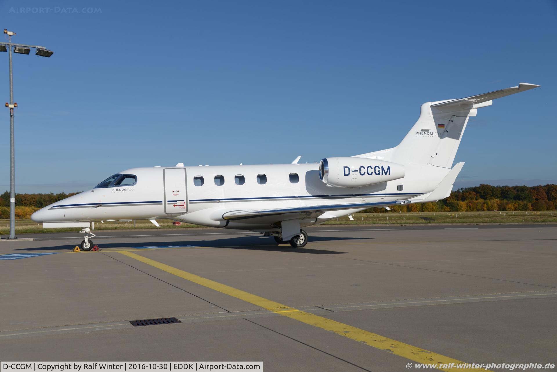 D-CCGM, 2016 Embraer EMB-505 Phenom 300 C/N 50500359, Embraer Phenom 300 EMB-505 - 5H STQ Starwings GmbH - 50500359 - D-CCGM - 30.10.2016 - CGN