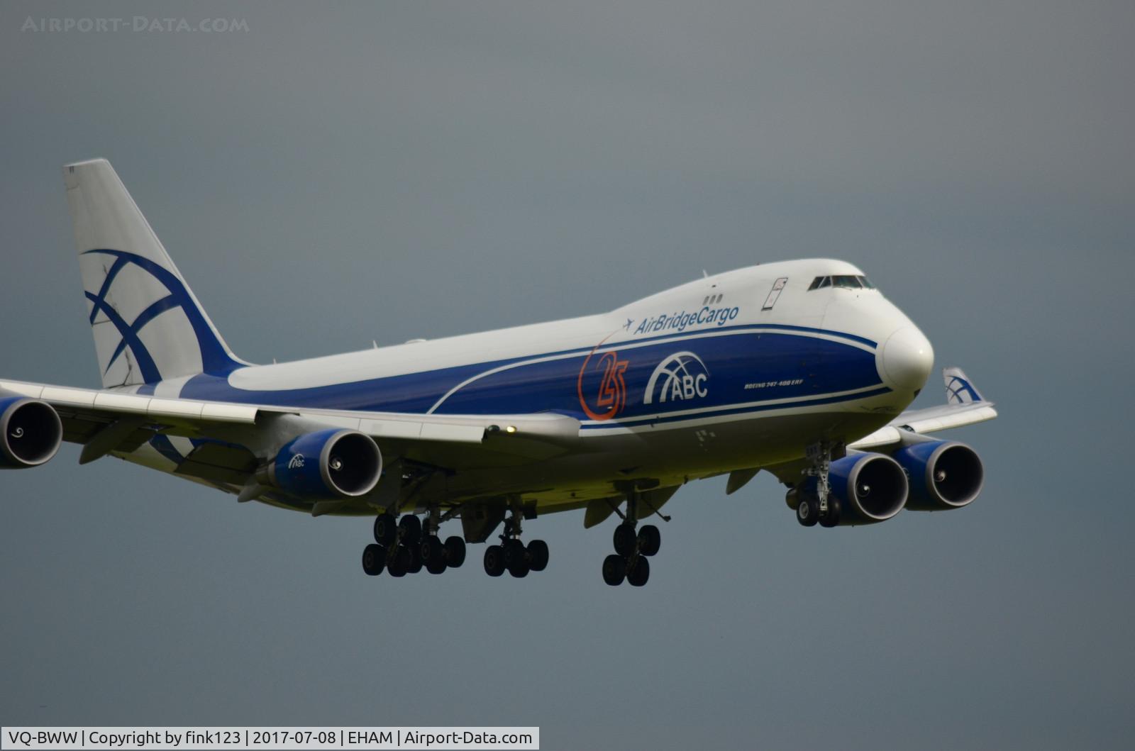 VQ-BWW, 2008 Boeing 747-428F/ER/SCD C/N 35233, AIR BRIDGE CARGO