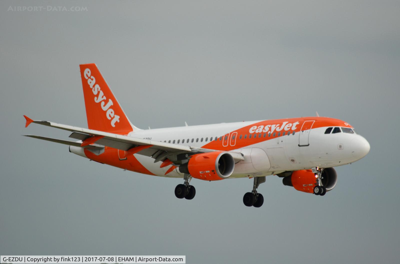 G-EZDU, 2008 Airbus A319-111 C/N 3735, EASYJET A319