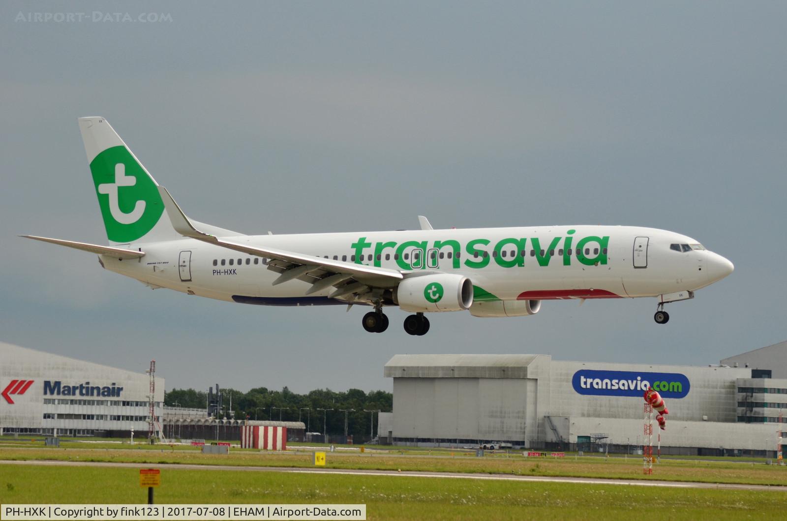 PH-HXK, 2017 Boeing 737-8K2 C/N 62157, TRANSAVIA 737-700