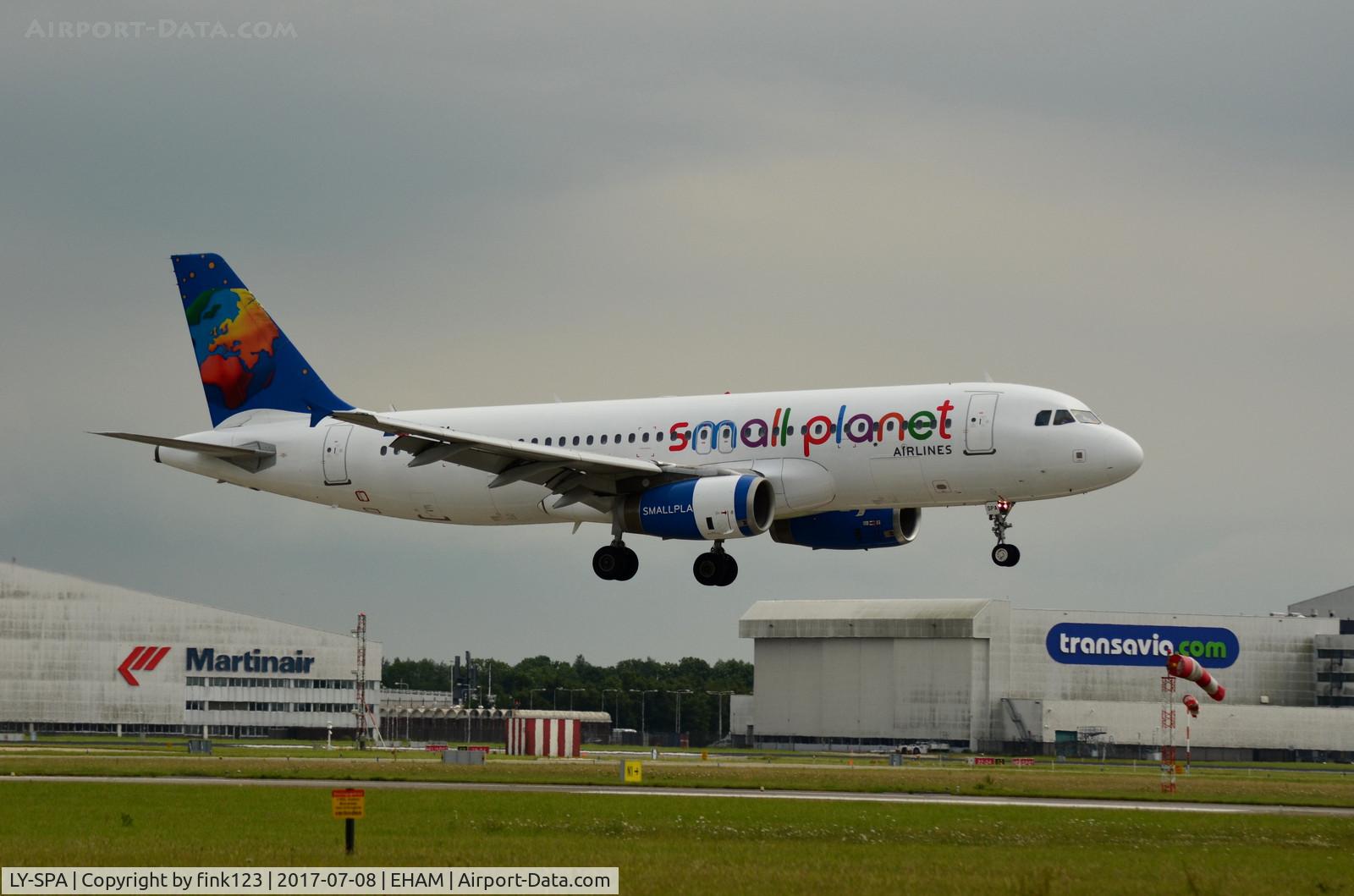 LY-SPA, 2002 Airbus A320-232 C/N 1715, SMALL PLANET A320