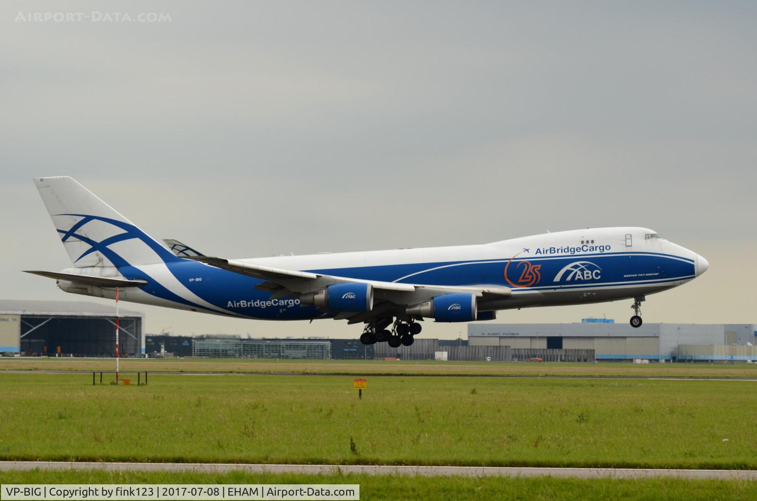 VP-BIG, 2007 Boeing 747-46N/FER/SCD C/N 35420, ABC CARGO