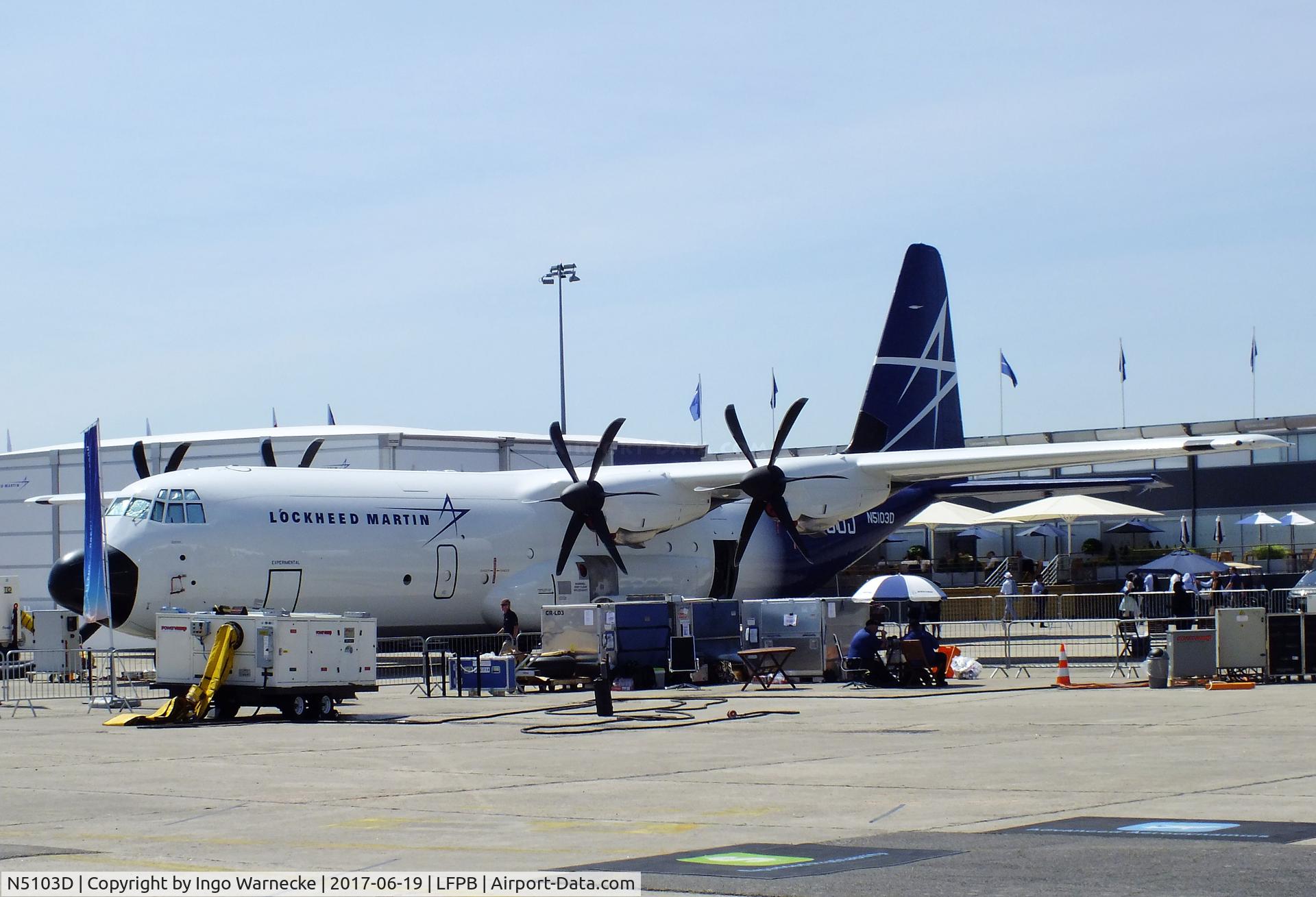 N5103D, 2017 Lockheed Martin LM-100J C/N 5818, Lockheed Martin LM-100J at the Aerosalon 2017, Paris