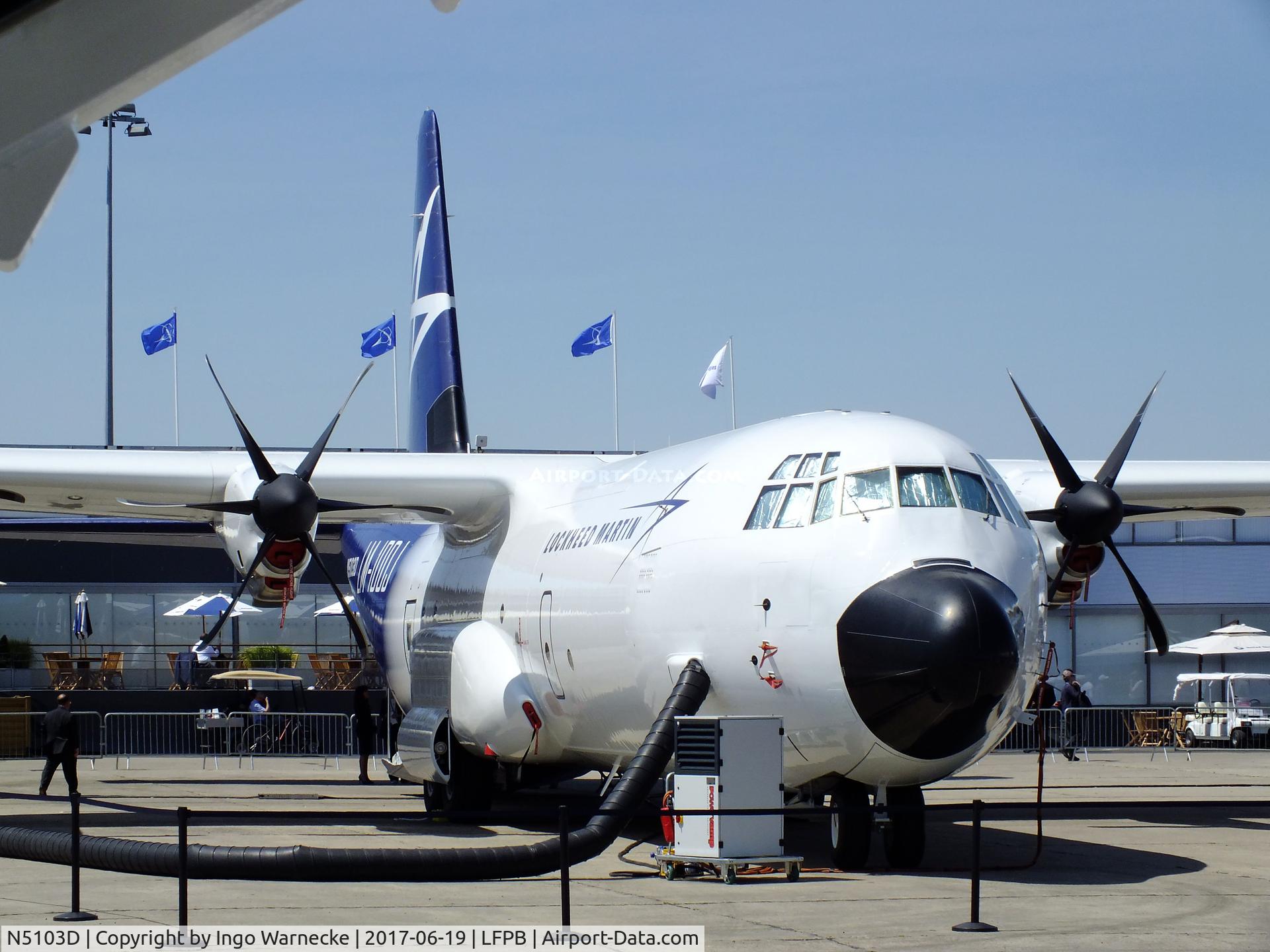 N5103D, 2017 Lockheed Martin LM-100J C/N 5818, Lockheed Martin LM-100J at the Aerosalon 2017, Paris