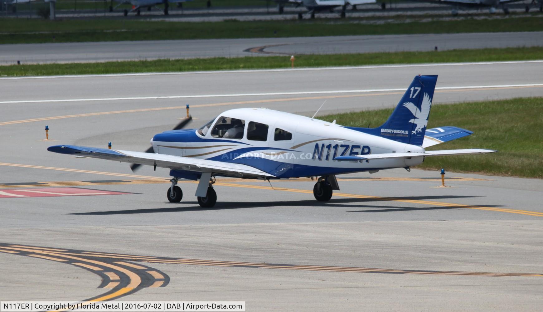 N117ER, 2014 Piper PA-28R-201 Cherokee Arrow III C/N 2844151, Embry Riddle