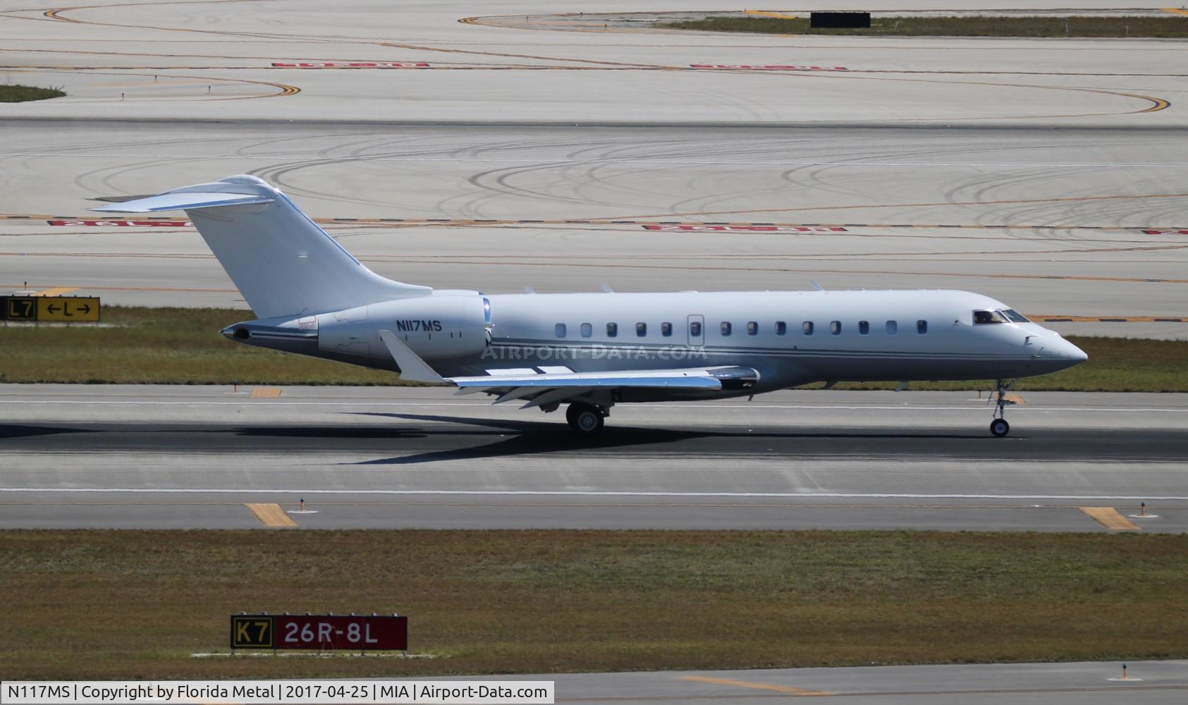 N117MS, 2010 Bombardier BD-700-1A11 Global 5000 C/N 9386, Global 5000