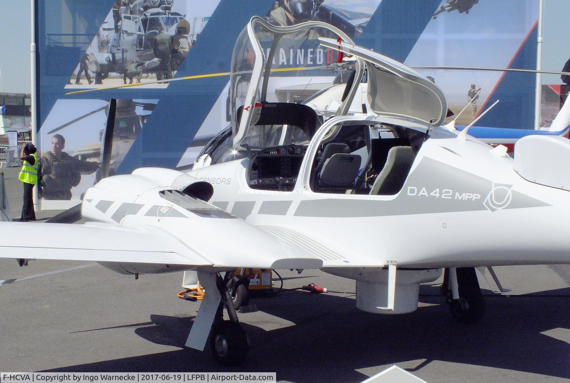 F-HCVA, Diamond DA-42MPP Twin Star C/N 42.007, Diamond DA-42MPP at the Aerosalon 2017, Paris