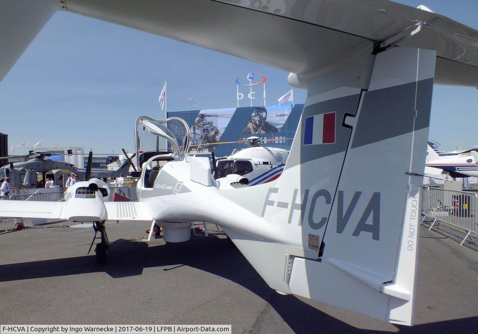 F-HCVA, Diamond DA-42MPP Twin Star C/N 42.007, Diamond DA-42MPP at the Aerosalon 2017, Paris