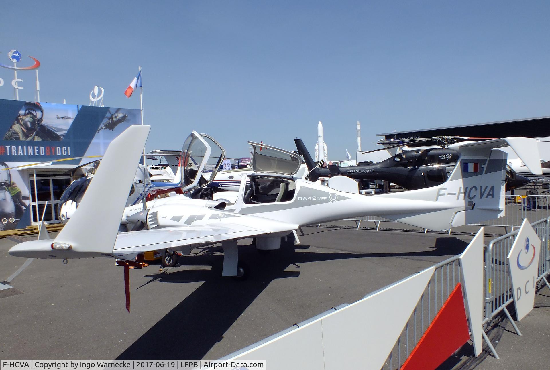F-HCVA, Diamond DA-42MPP Twin Star C/N 42.007, Diamond DA-42MPP at the Aerosalon 2017, Paris