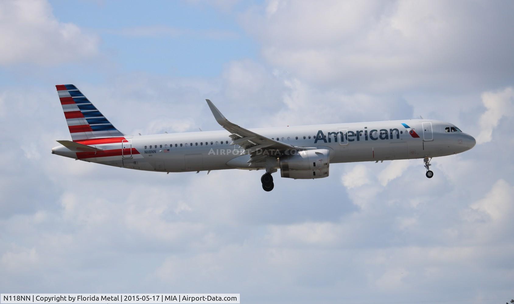 N118NN, 2014 Airbus A321-231 C/N 6162, American